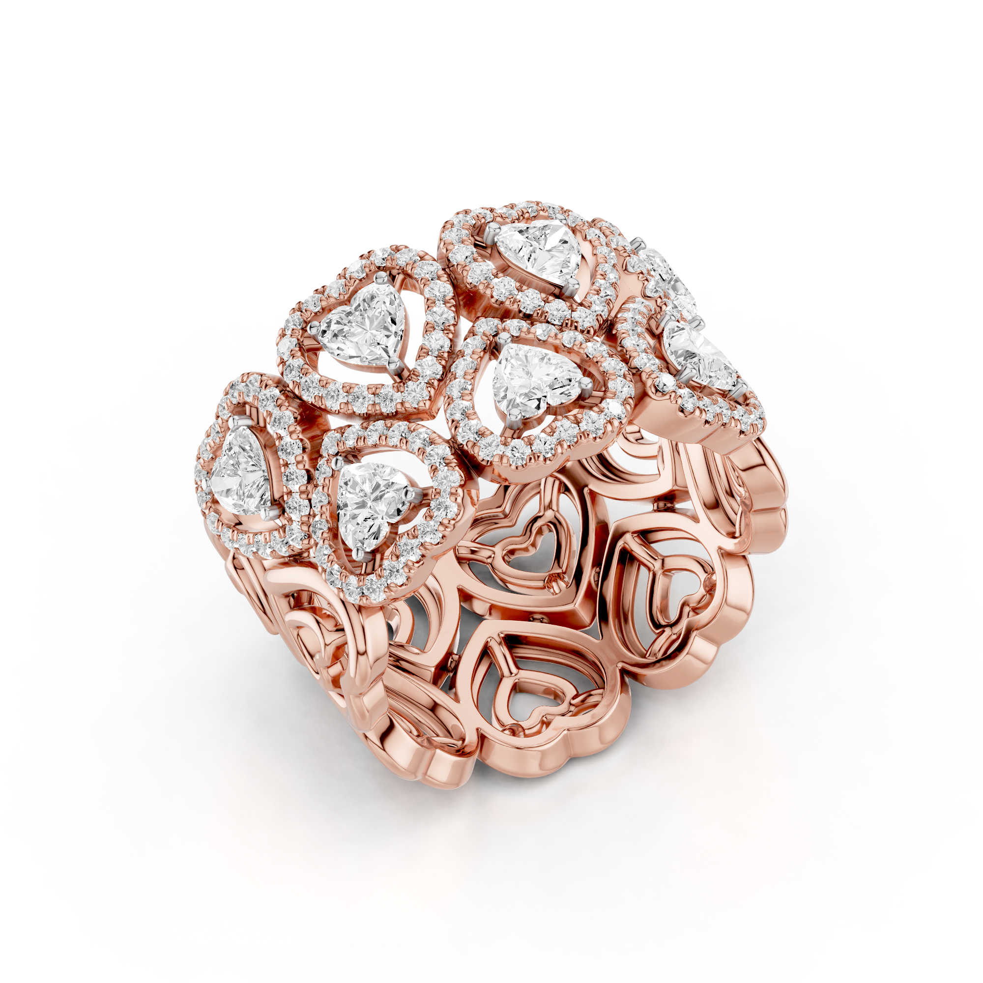 The Amelisse Heart Diamond Ring