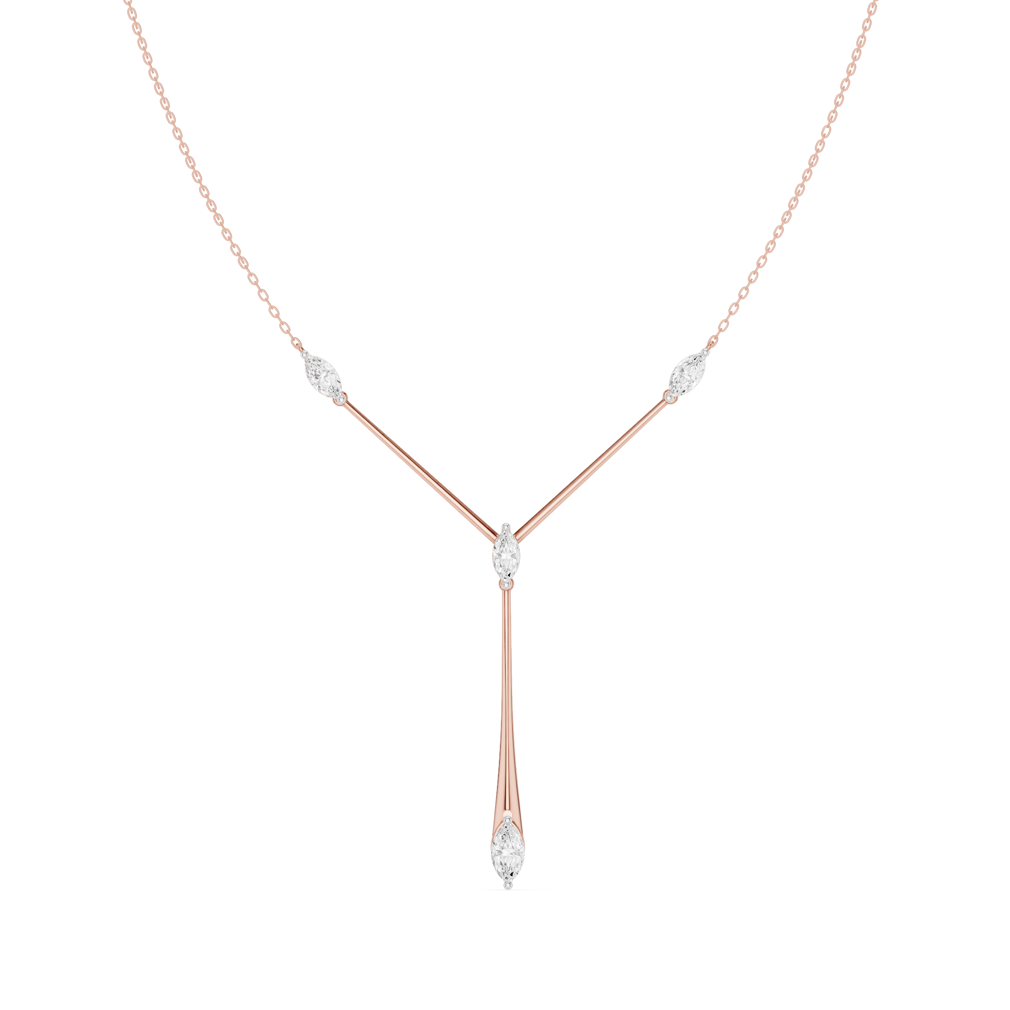 The Zyraelle Marquise Diamond Pendant