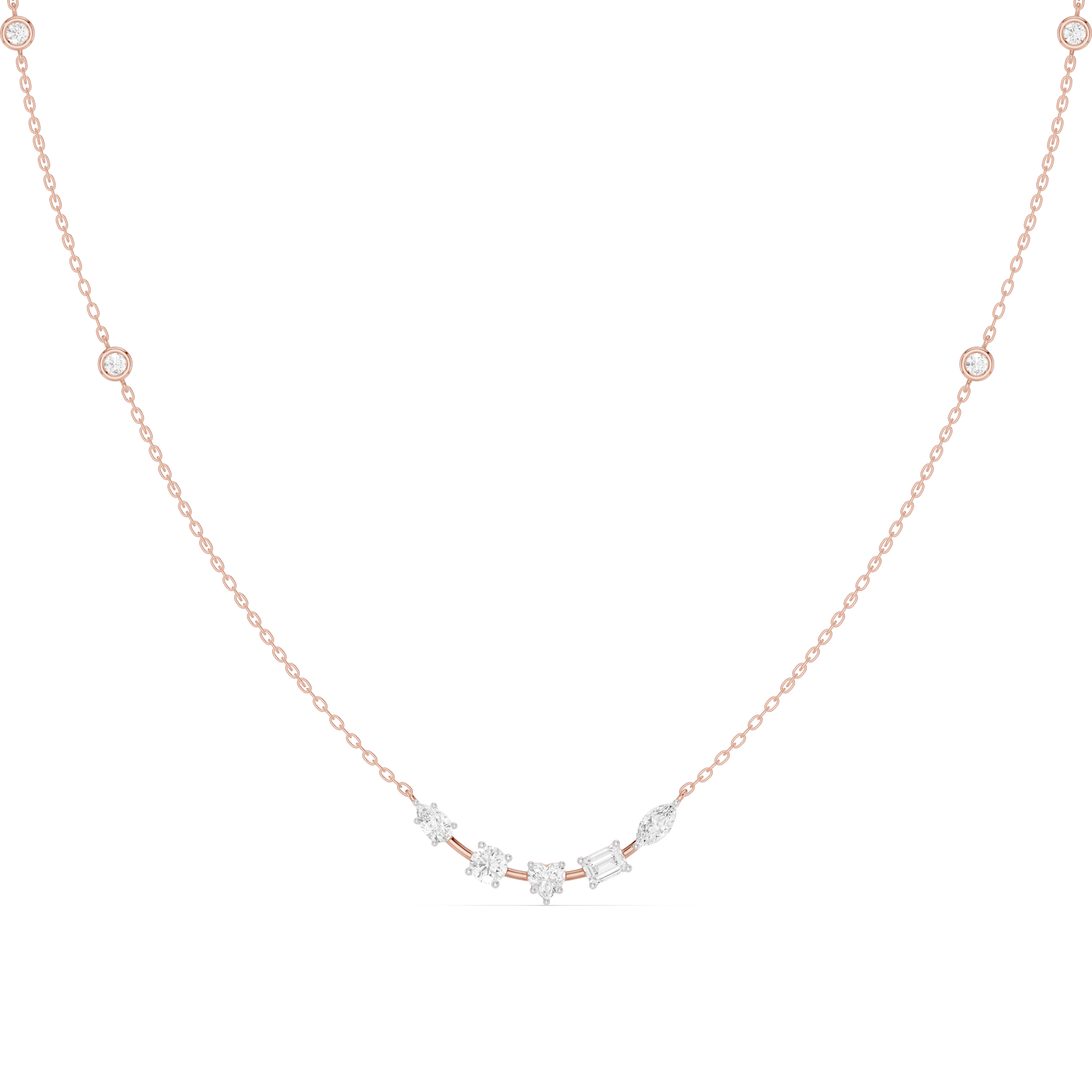 The Asterielle Mosaic Diamond Necklace