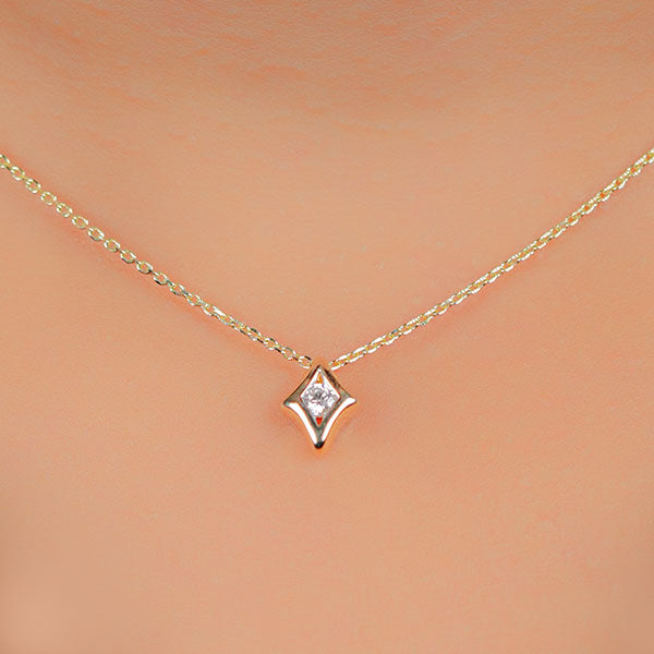 Regal Radiant Lab Grown Diamond Pendant