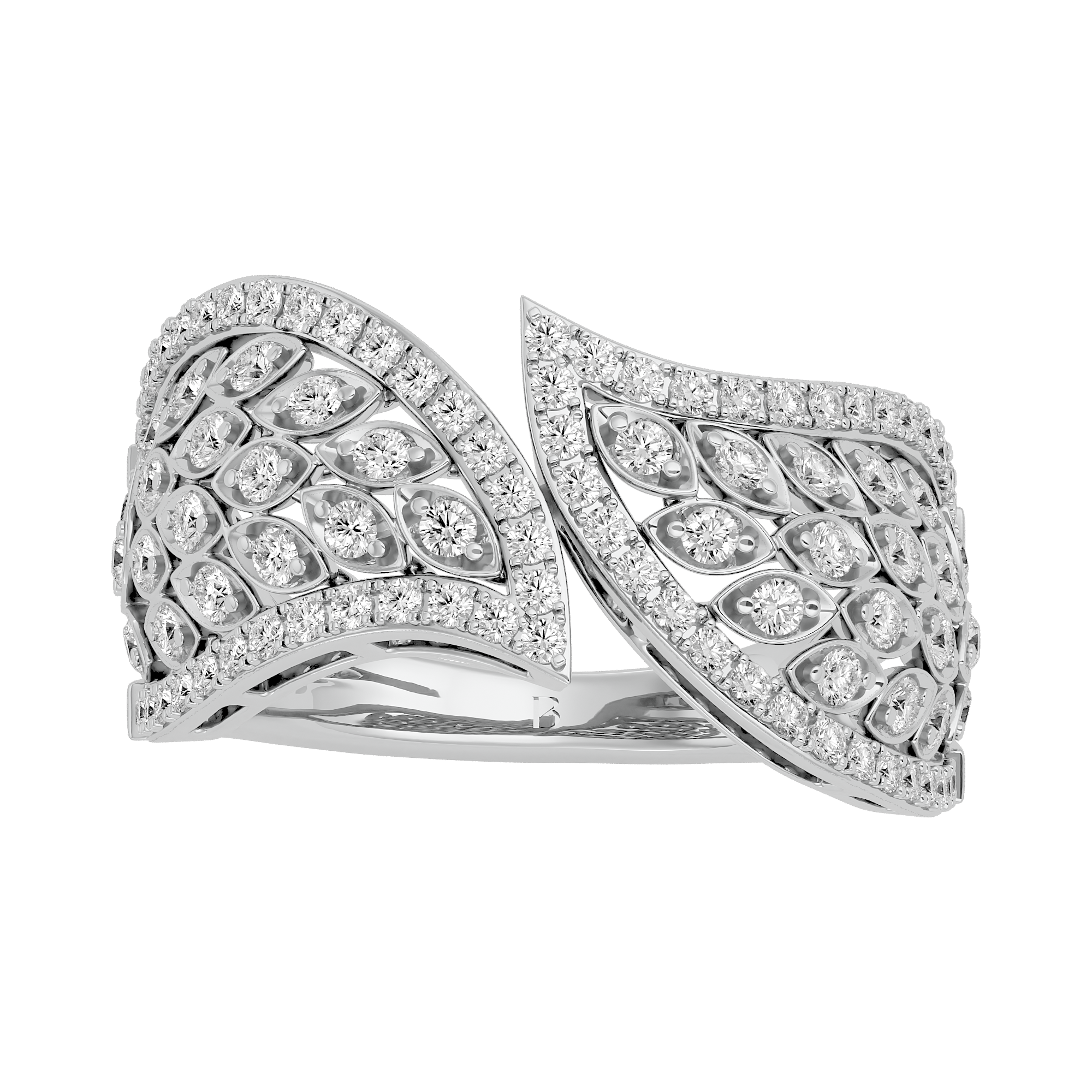 0.95 Carat Diamond Ring in White Gold - Blu Diamonds