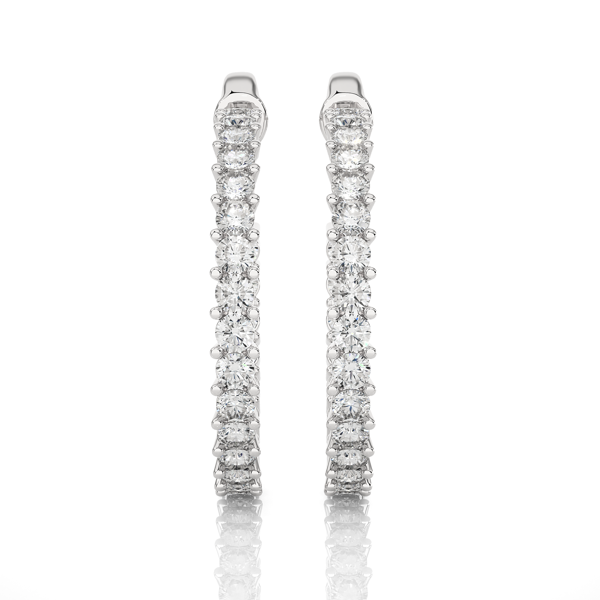 Astral Lab Grown Diamond Hoop Earrings