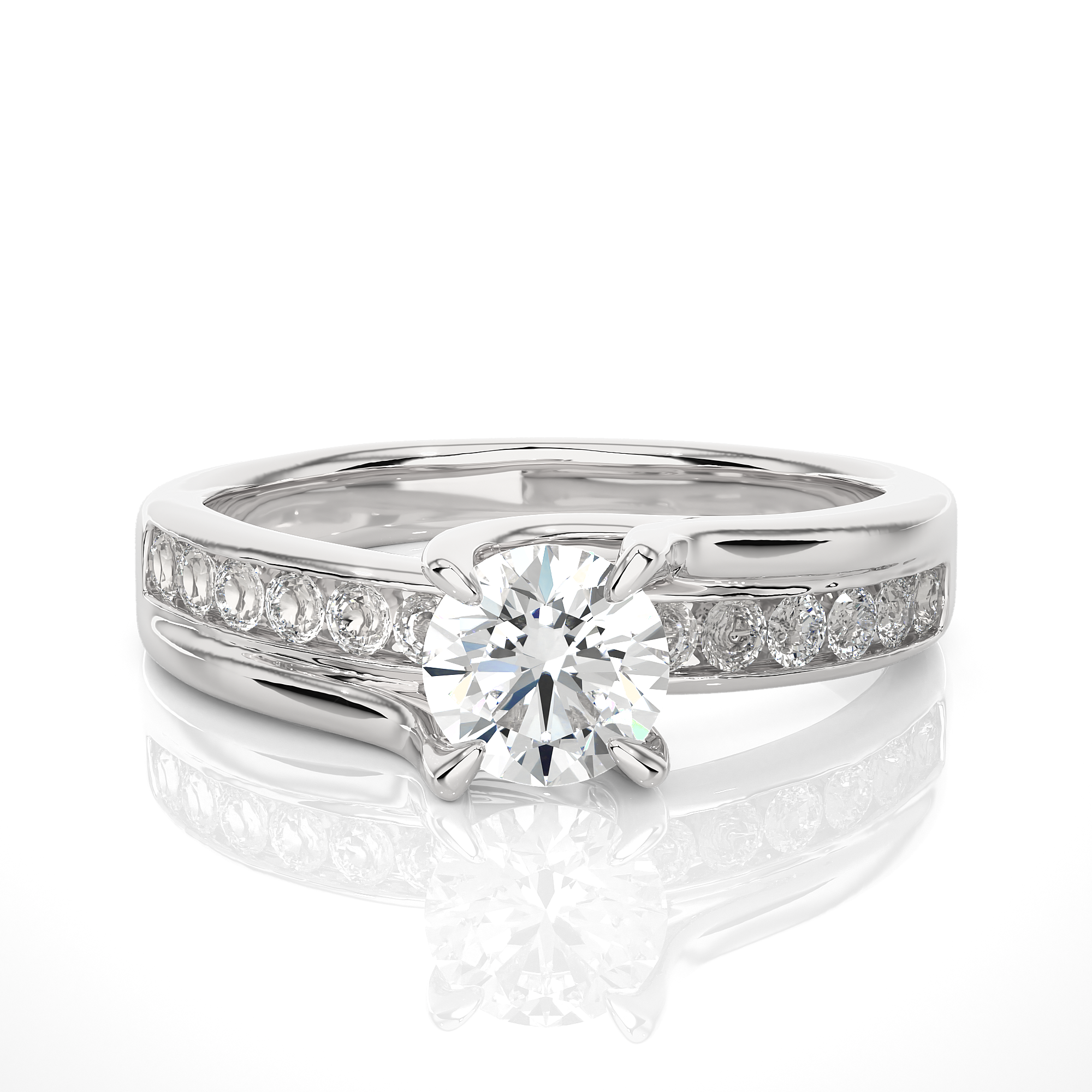 Iris Solitaire Lab Grown Diamond Ring