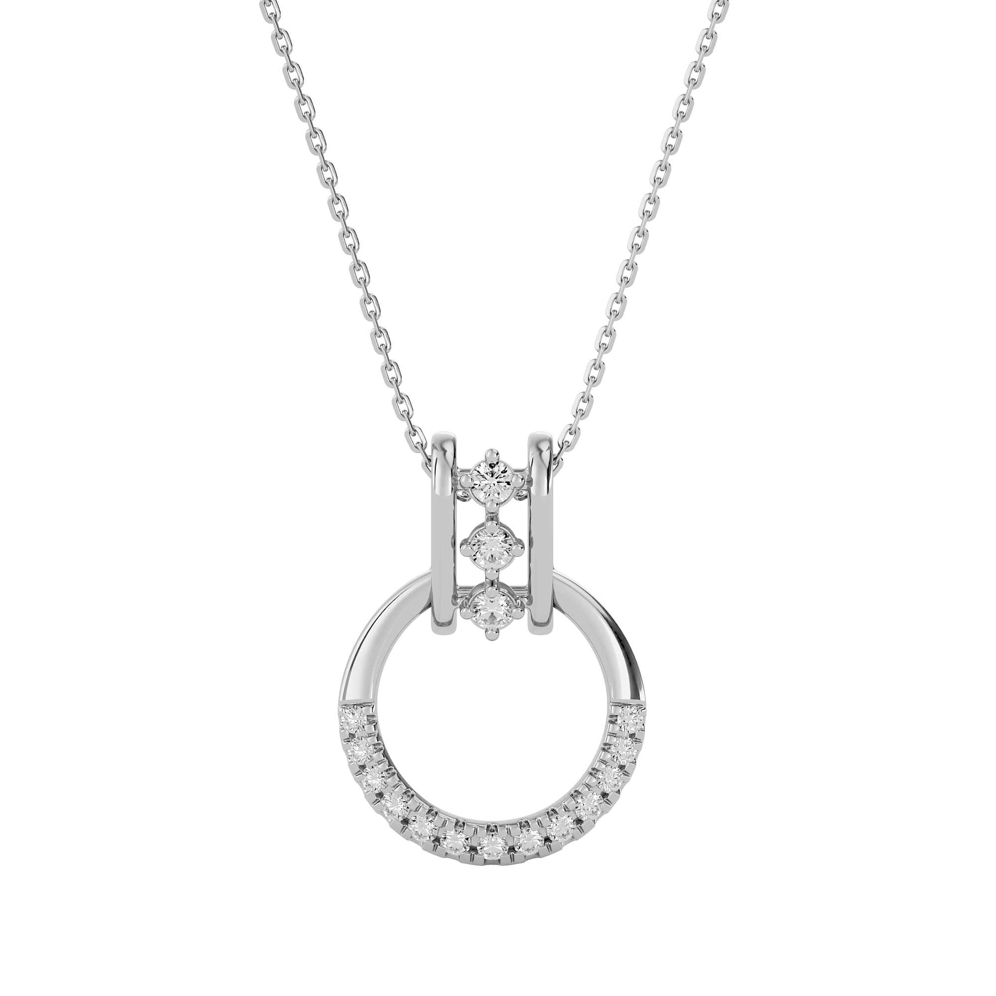 Regal Glow Lab Grown Diamond Pendant