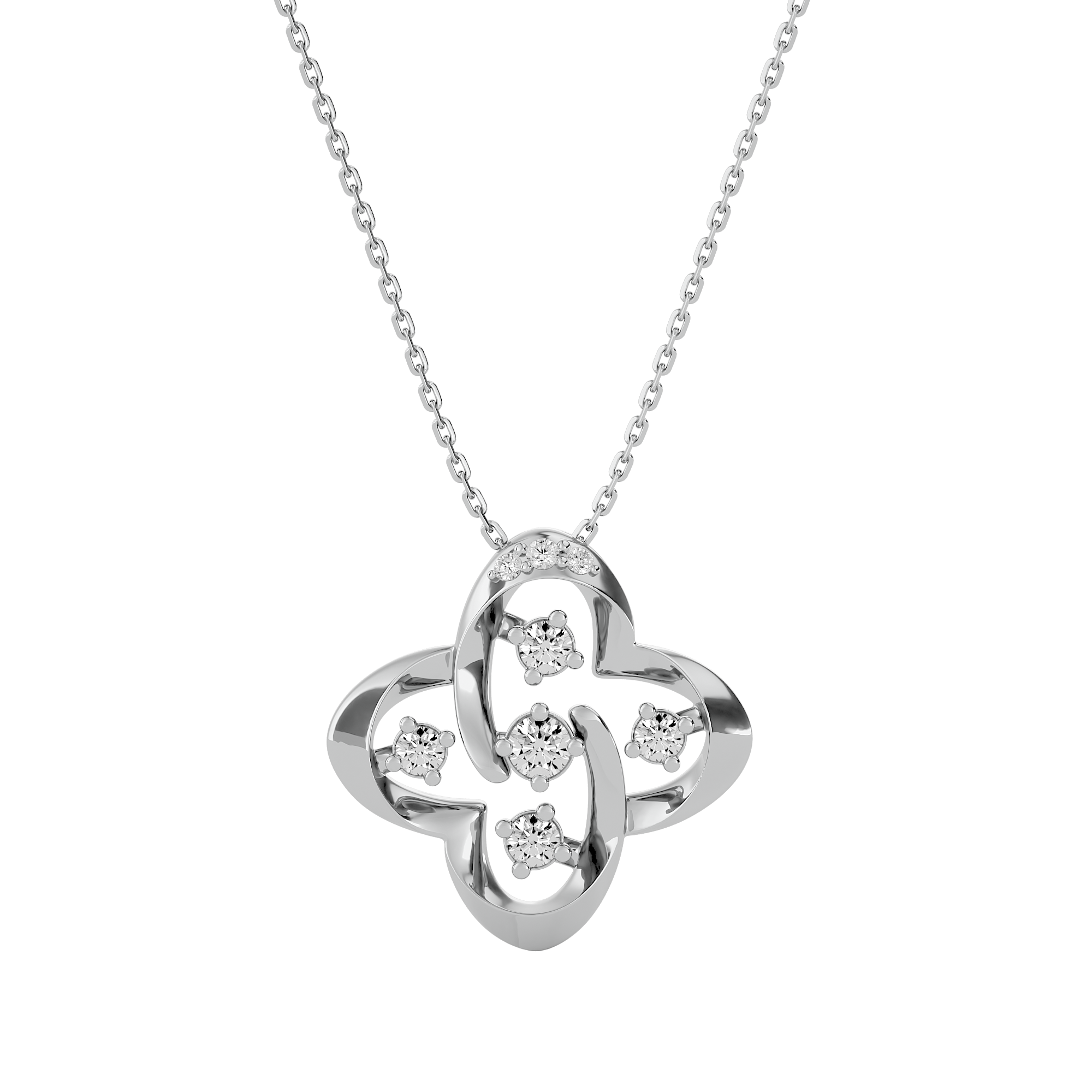 Regal Gleam Lab Grown Diamond Pendant