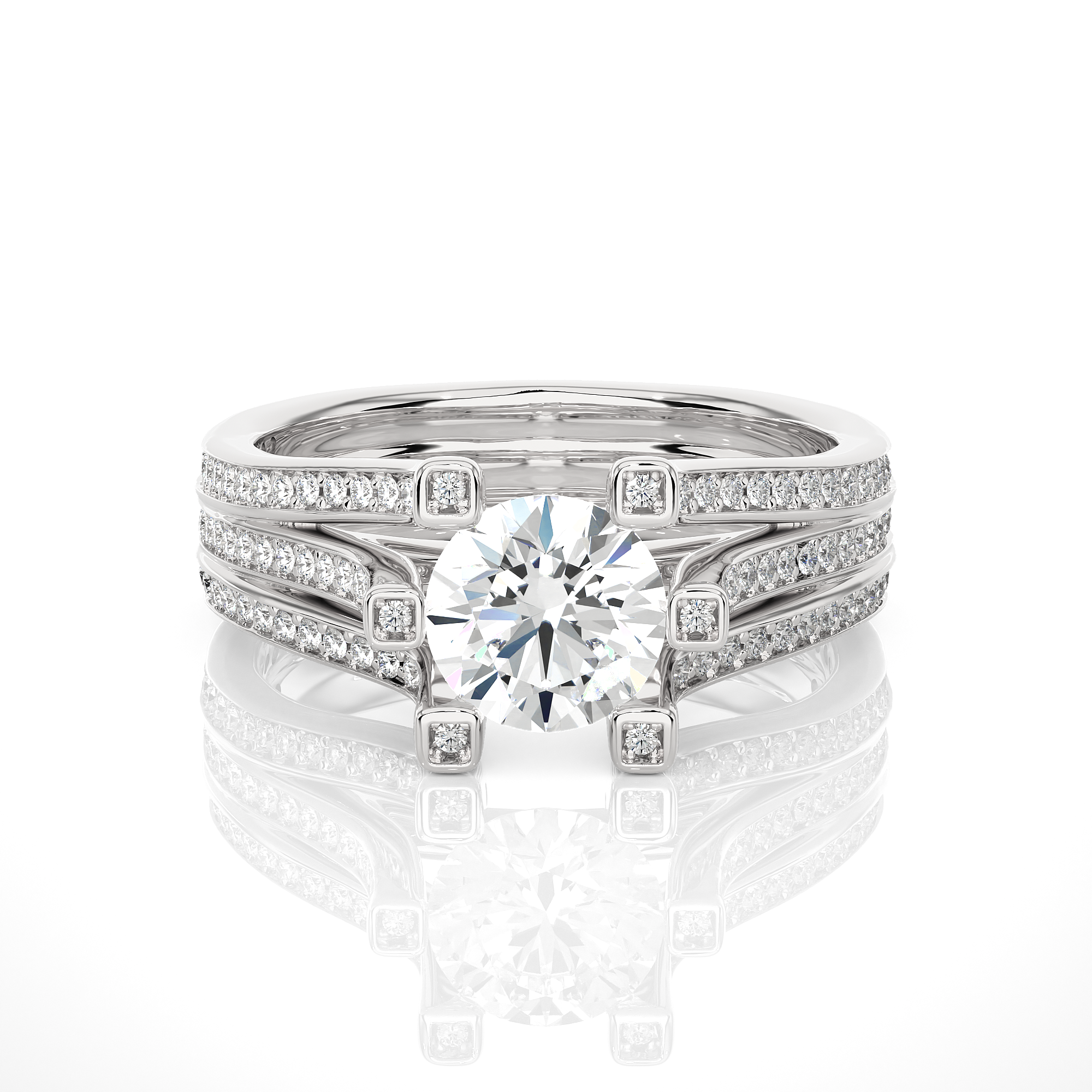 Viperia Solitaire Lab Grown Diamond Ring
