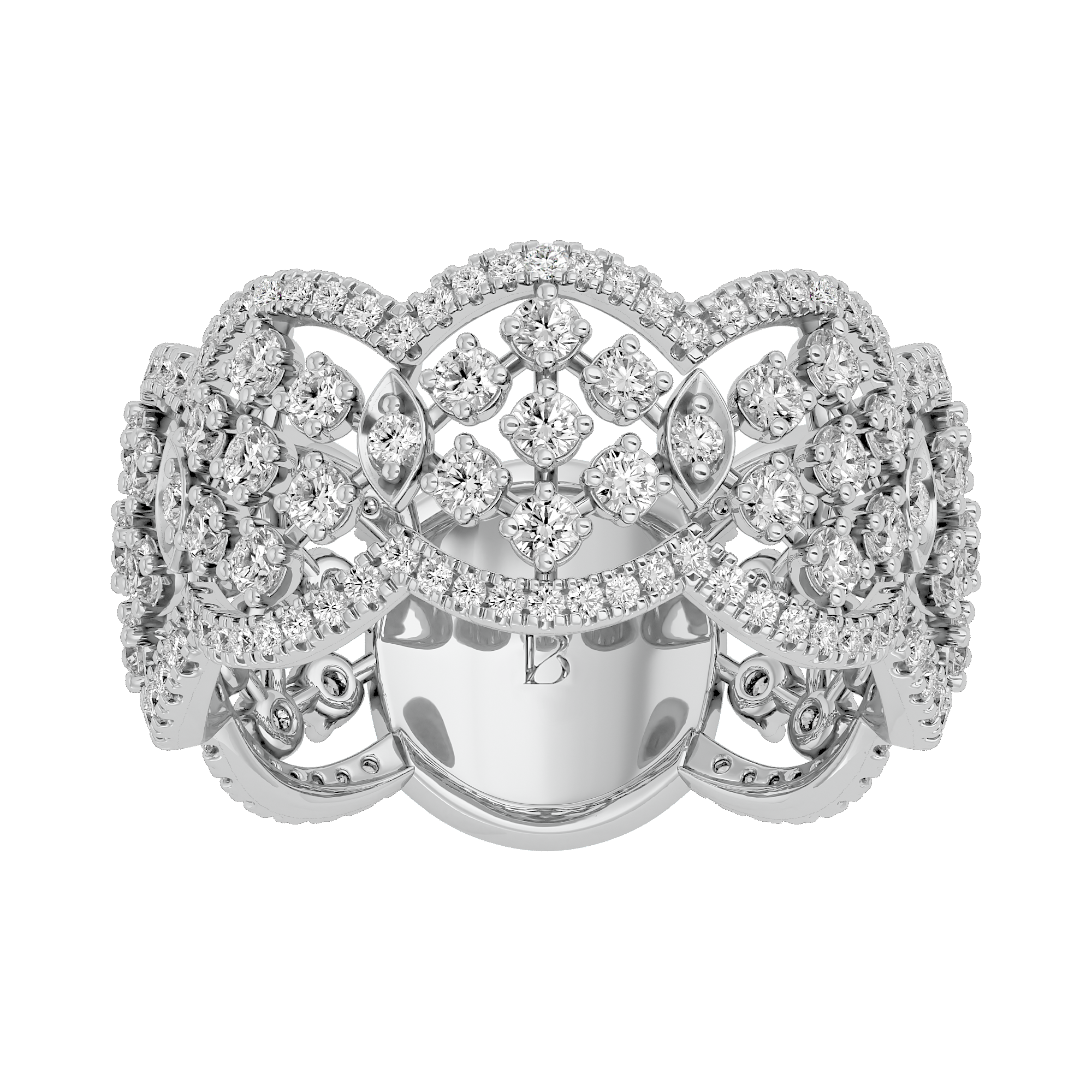 White Gold 1 Carat Eternity Diamond Ring - Blu Diamonds