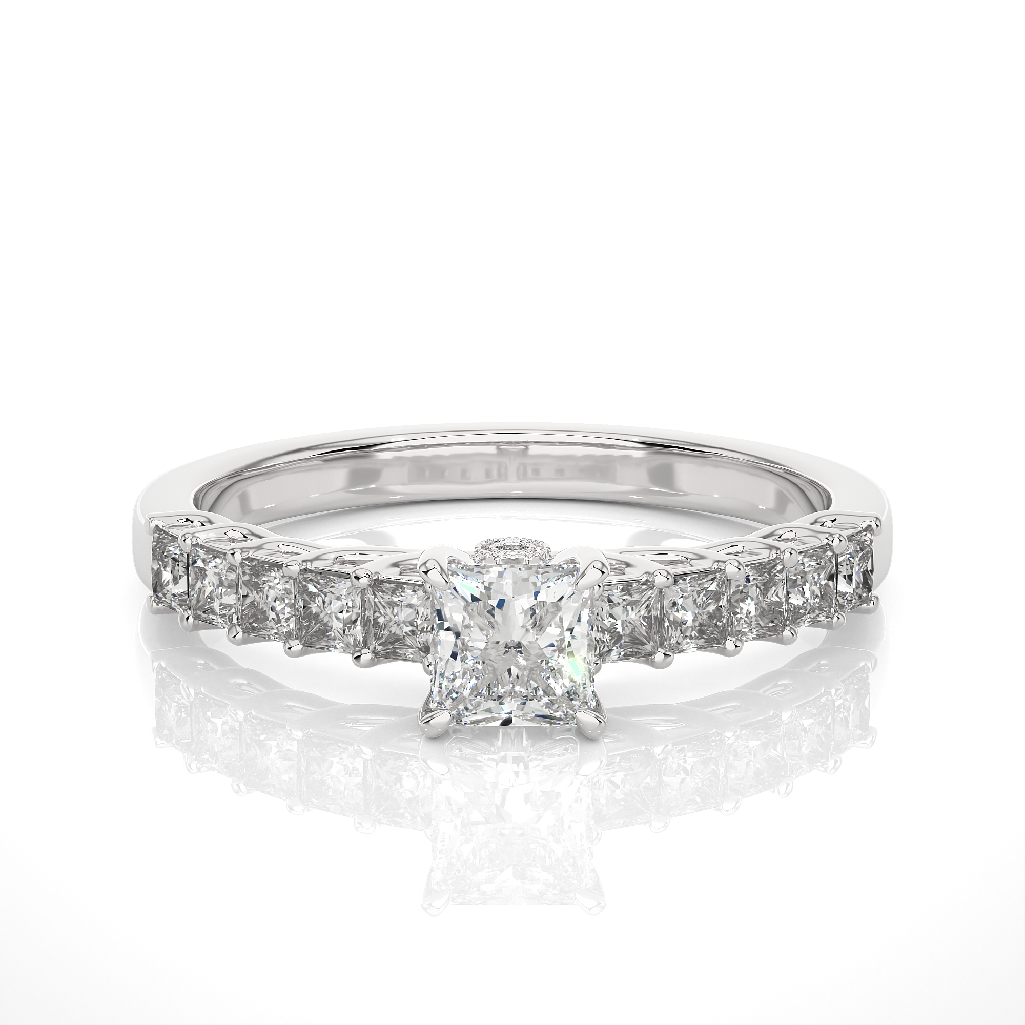 Regio Solitaire Lab Grown Diamond Ring