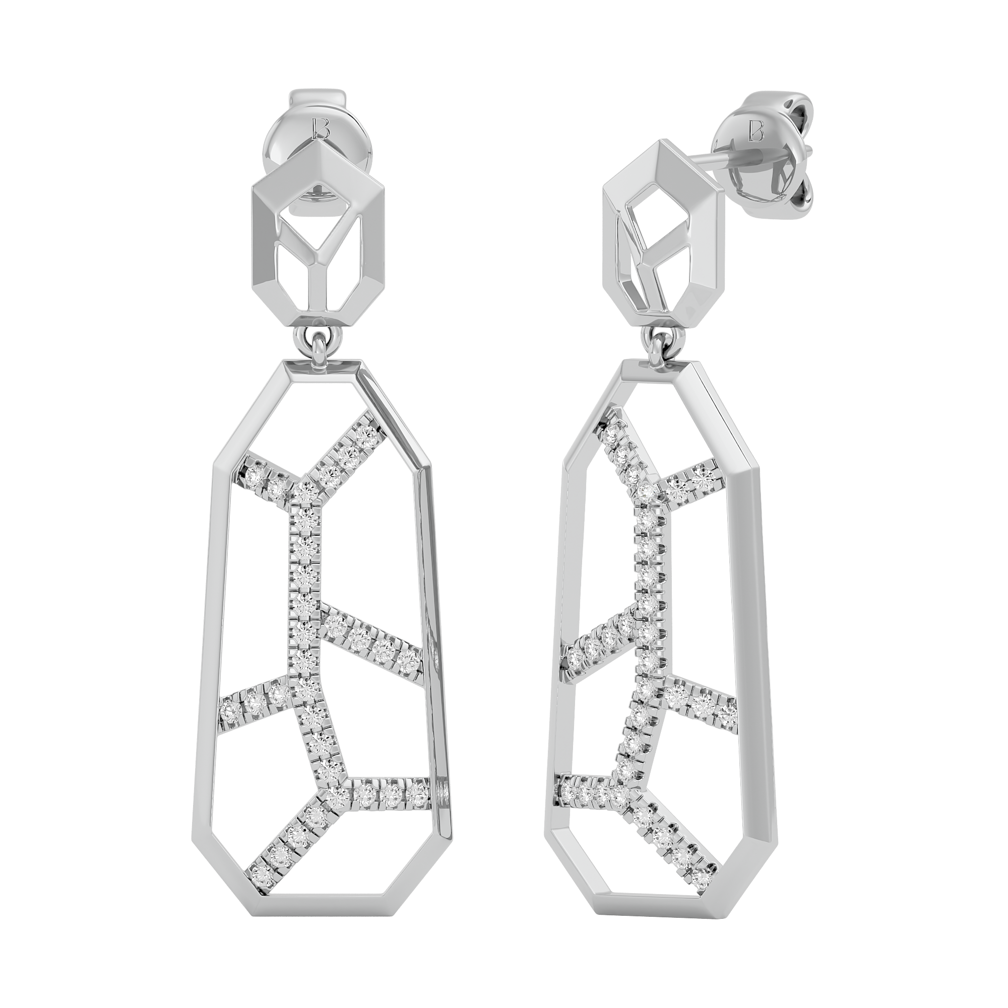 Celestial Radiance Lab Grown Diamond Earrings