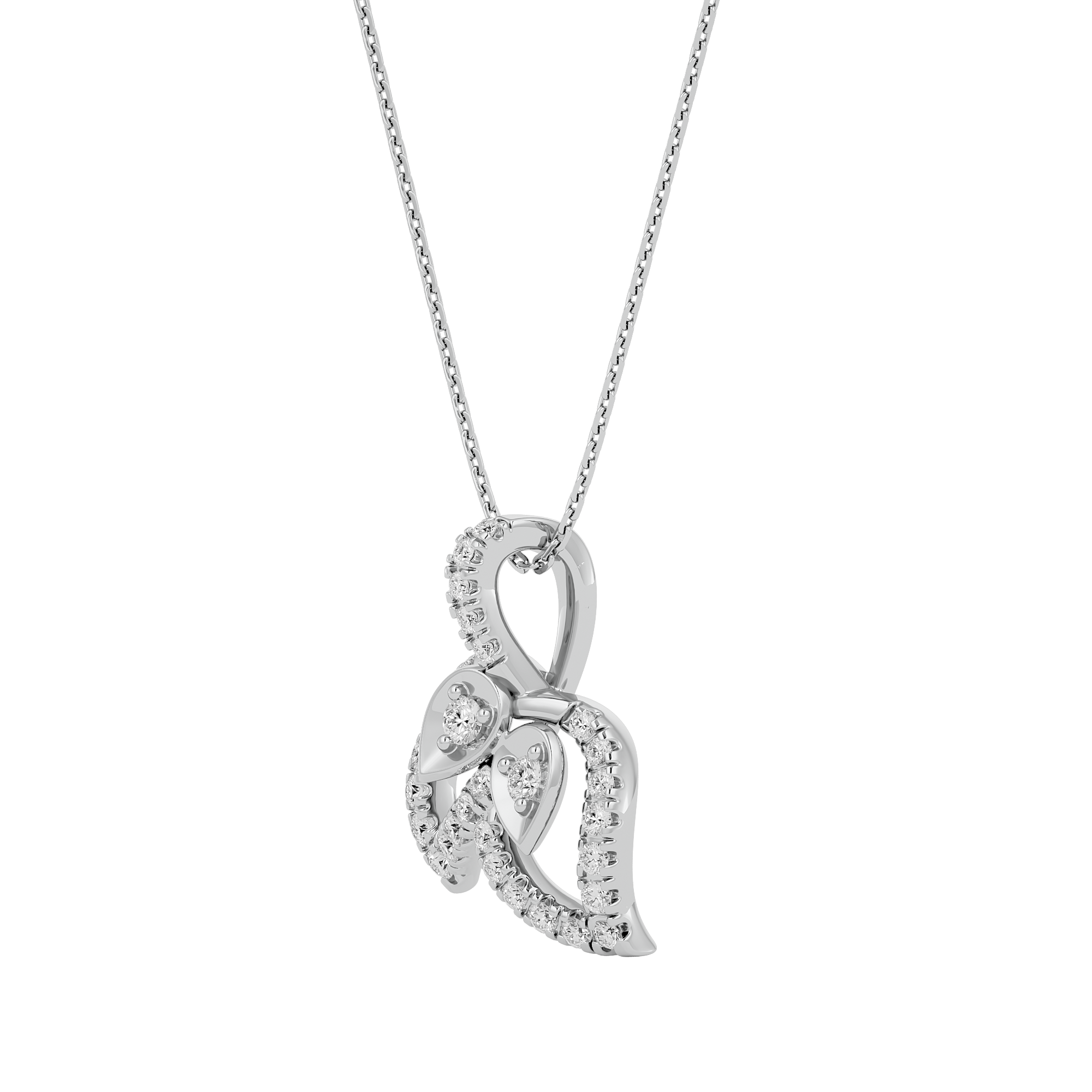 Seraphic Sparkle Lab Grown Diamond Pendant