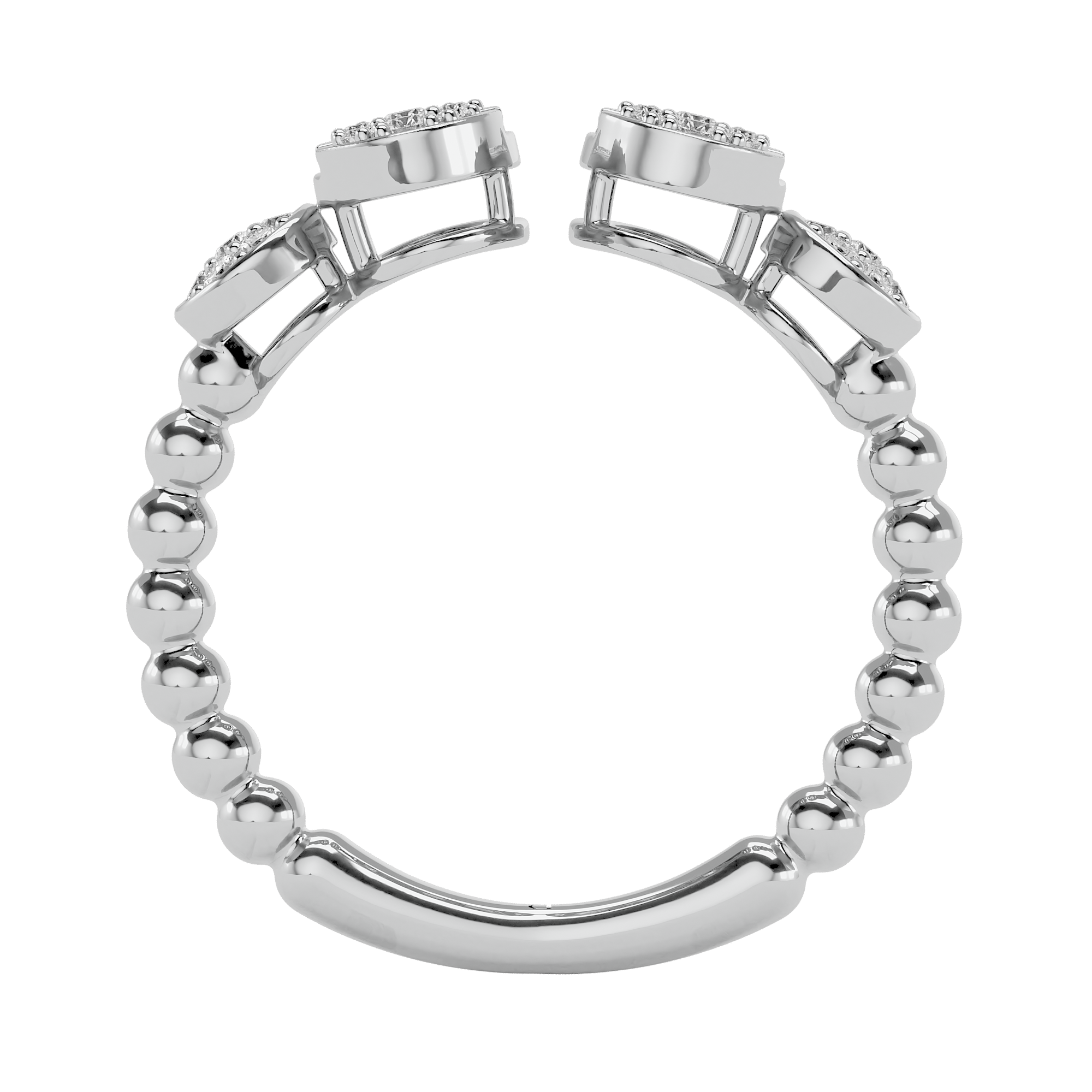 14Kt White Gold Promise 0.41 Carat Diamond Ring - Blu Diamonds