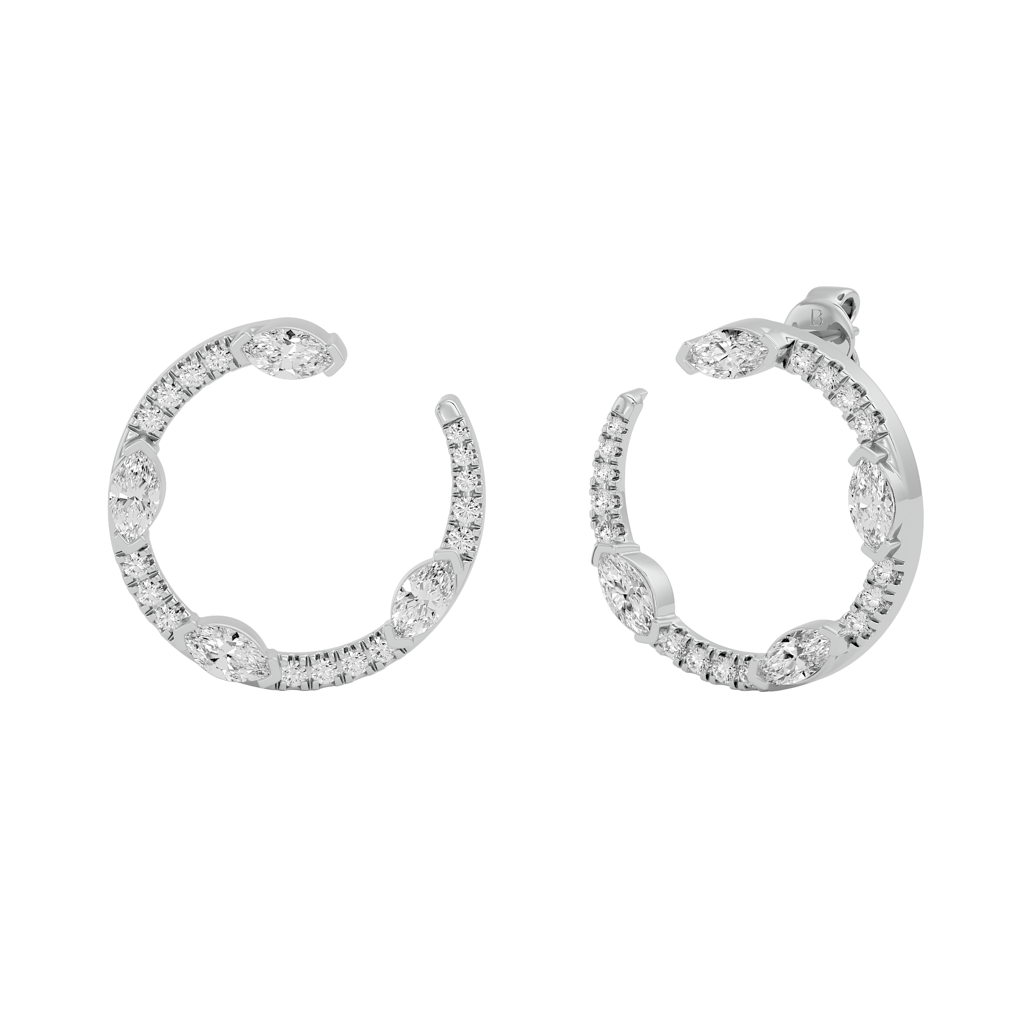 Luxe Marquise Lab Grown Diamond Earrings