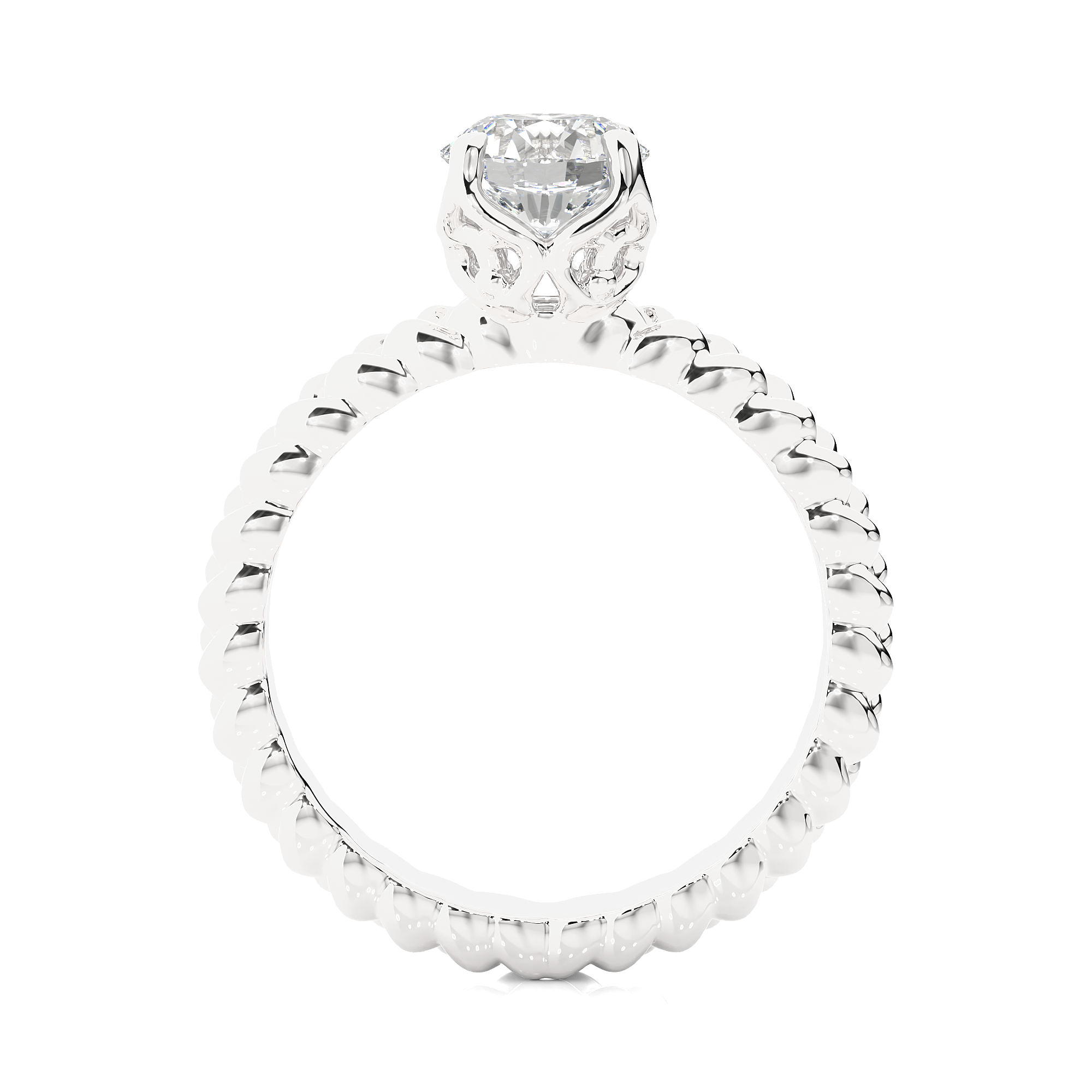 Love Me Knot Solitaire Lab Grown Diamond Ring