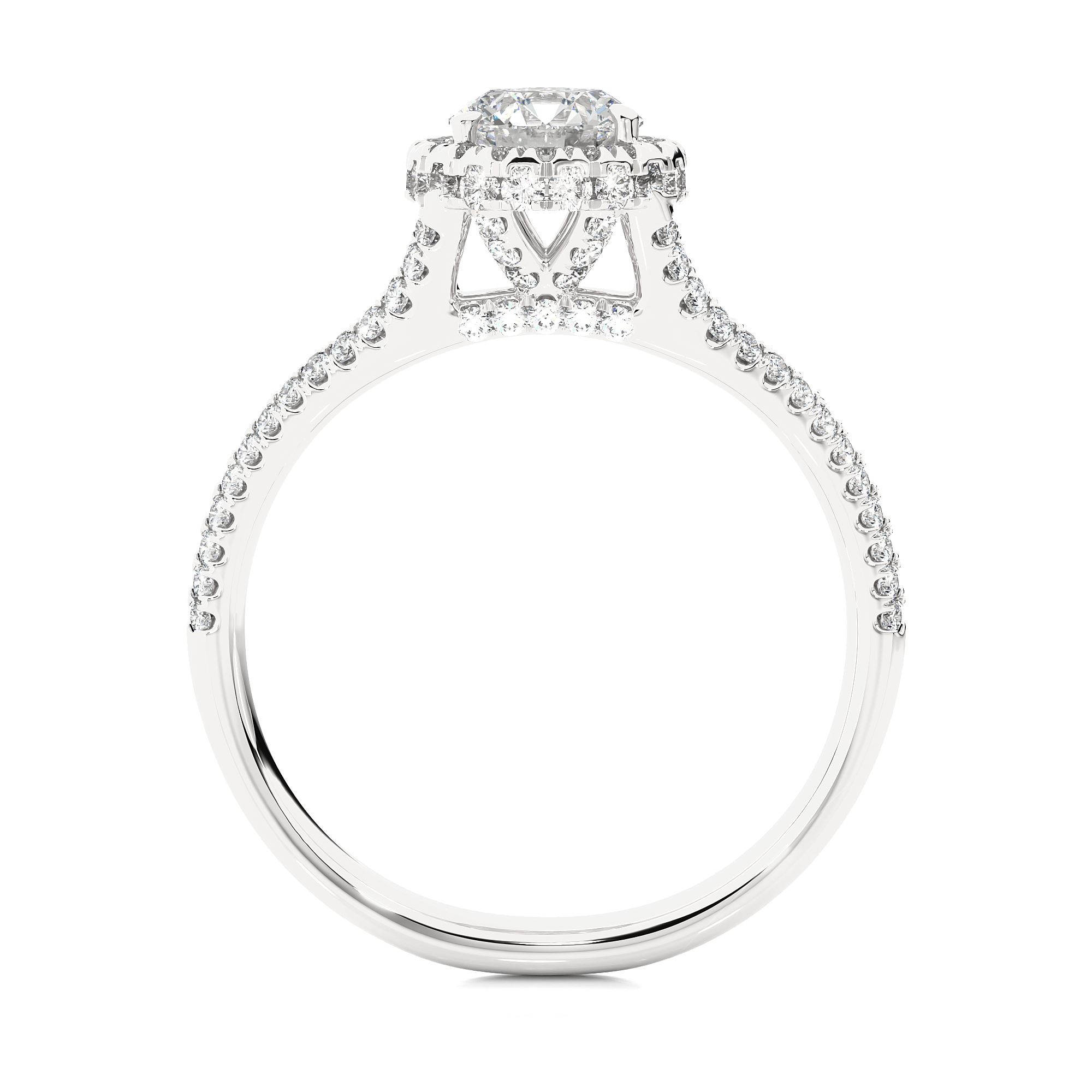 Saffira Solitaire Lab Grown Diamond Ring