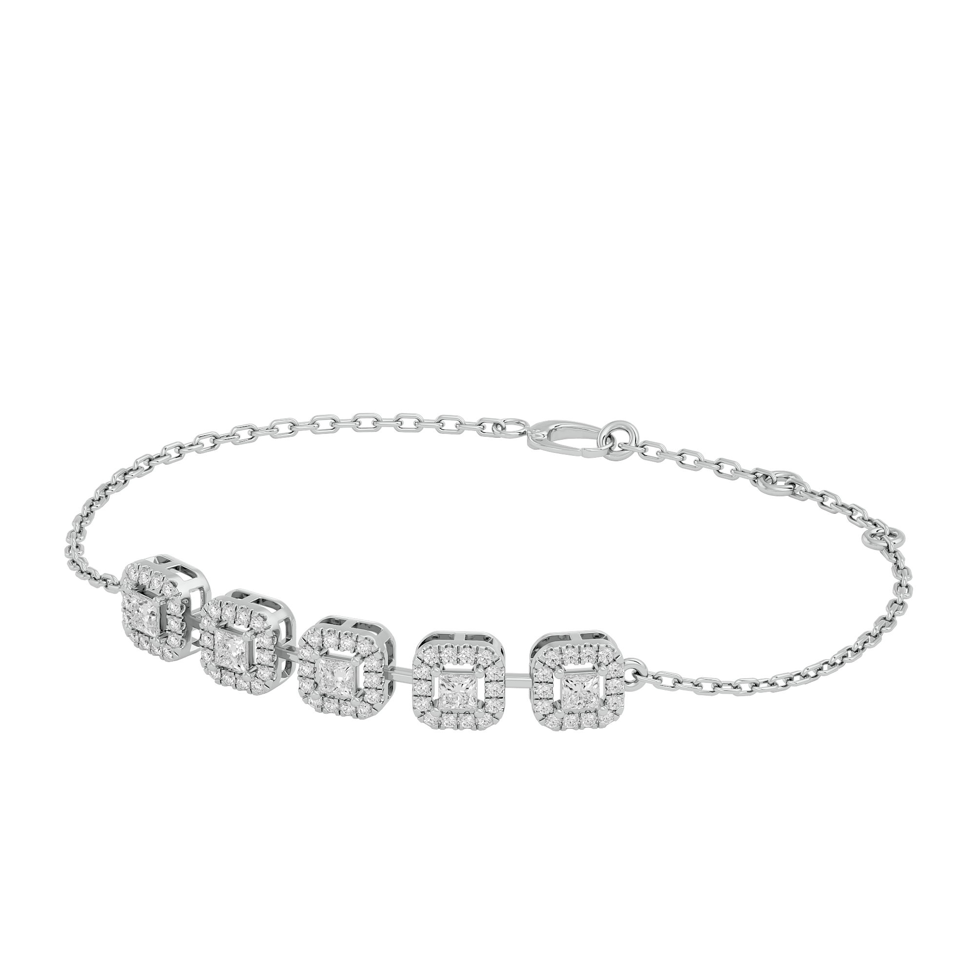 Regal Quintet Lab Grown Diamond Bracelet