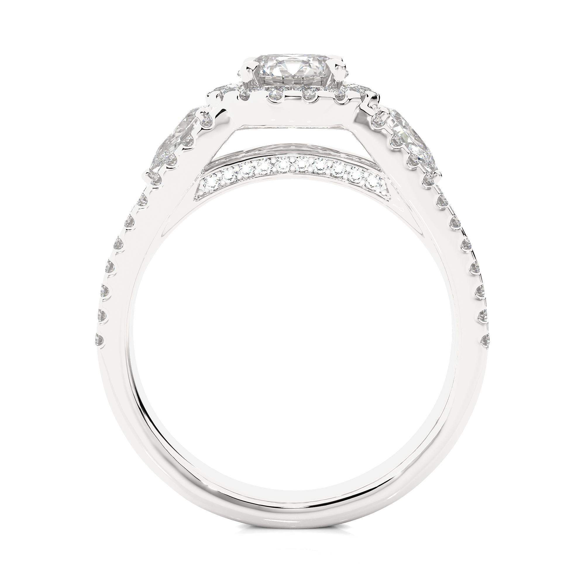 Blush Blossom Solitaire Lab Grown Diamond Ring