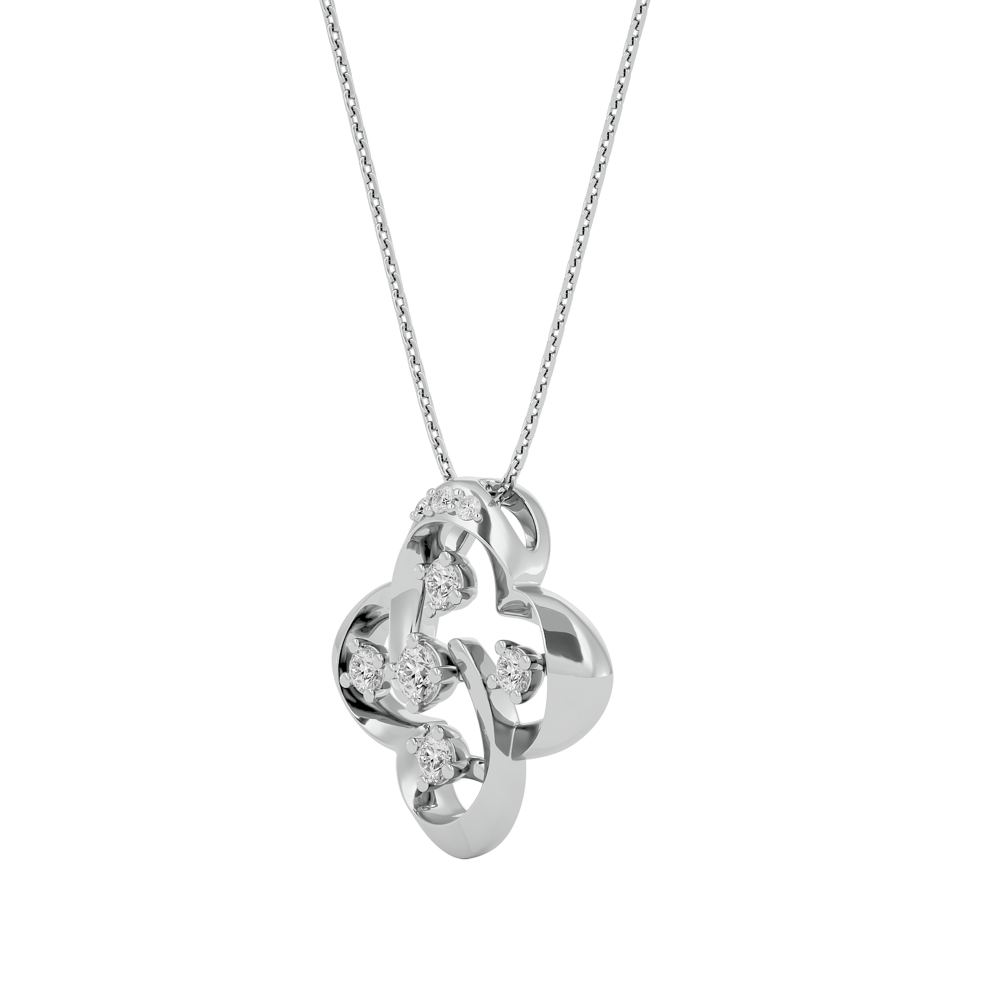 Regal Gleam Lab Grown Diamond Pendant