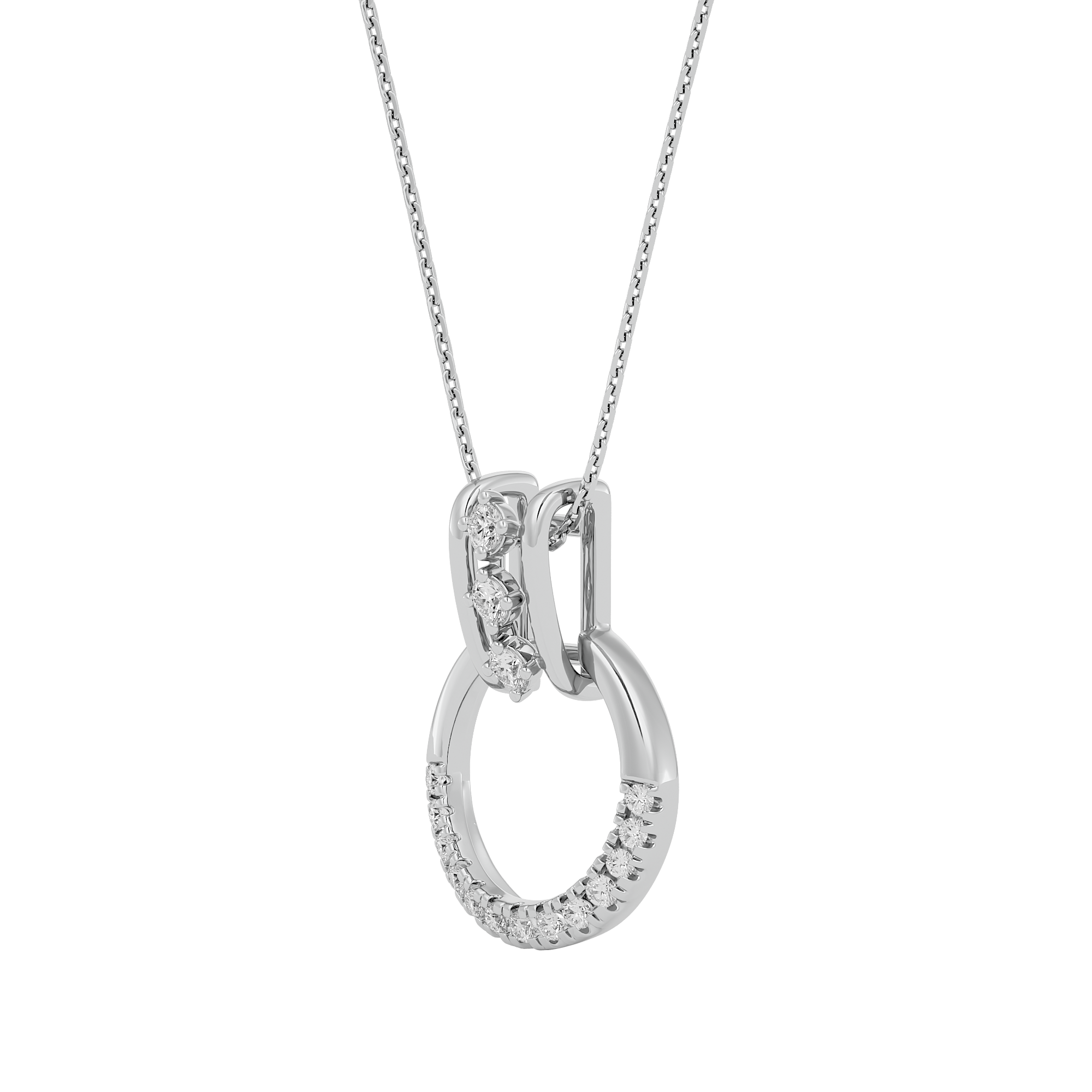 Regal Glow Lab Grown Diamond Pendant