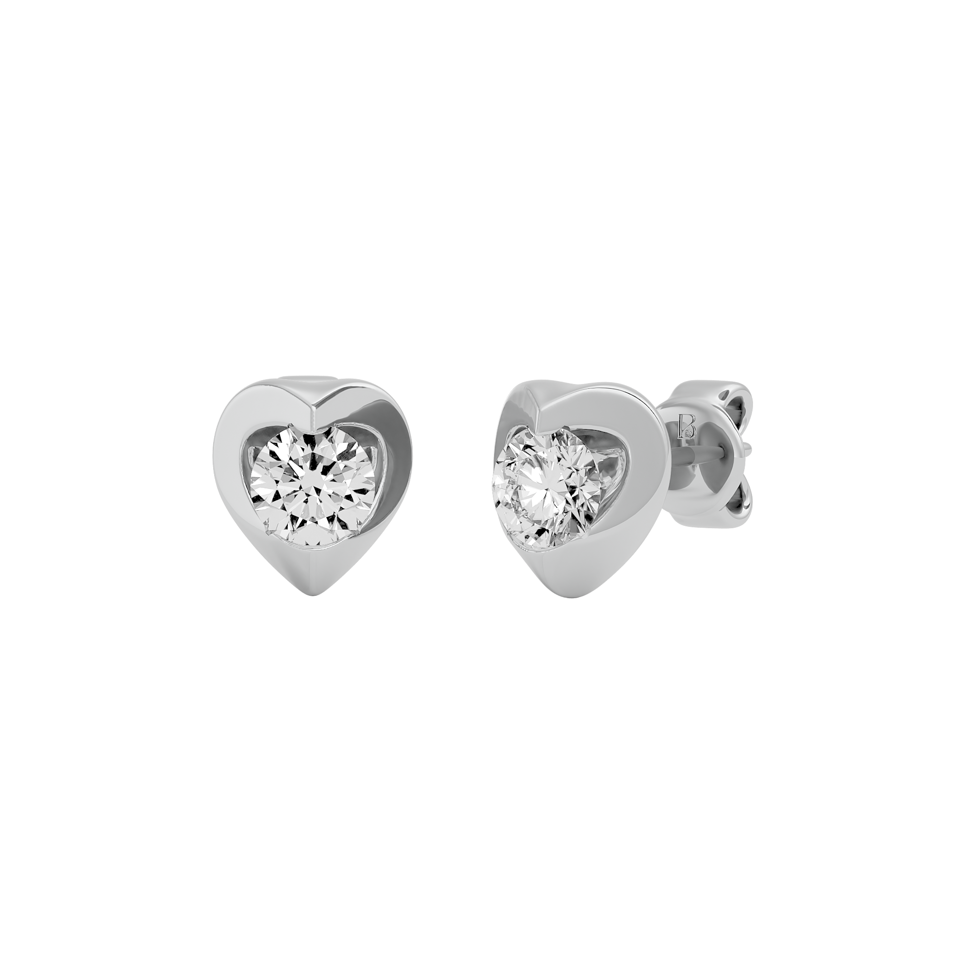 Heartfelt Radiance Lab Grown Diamond Earrings