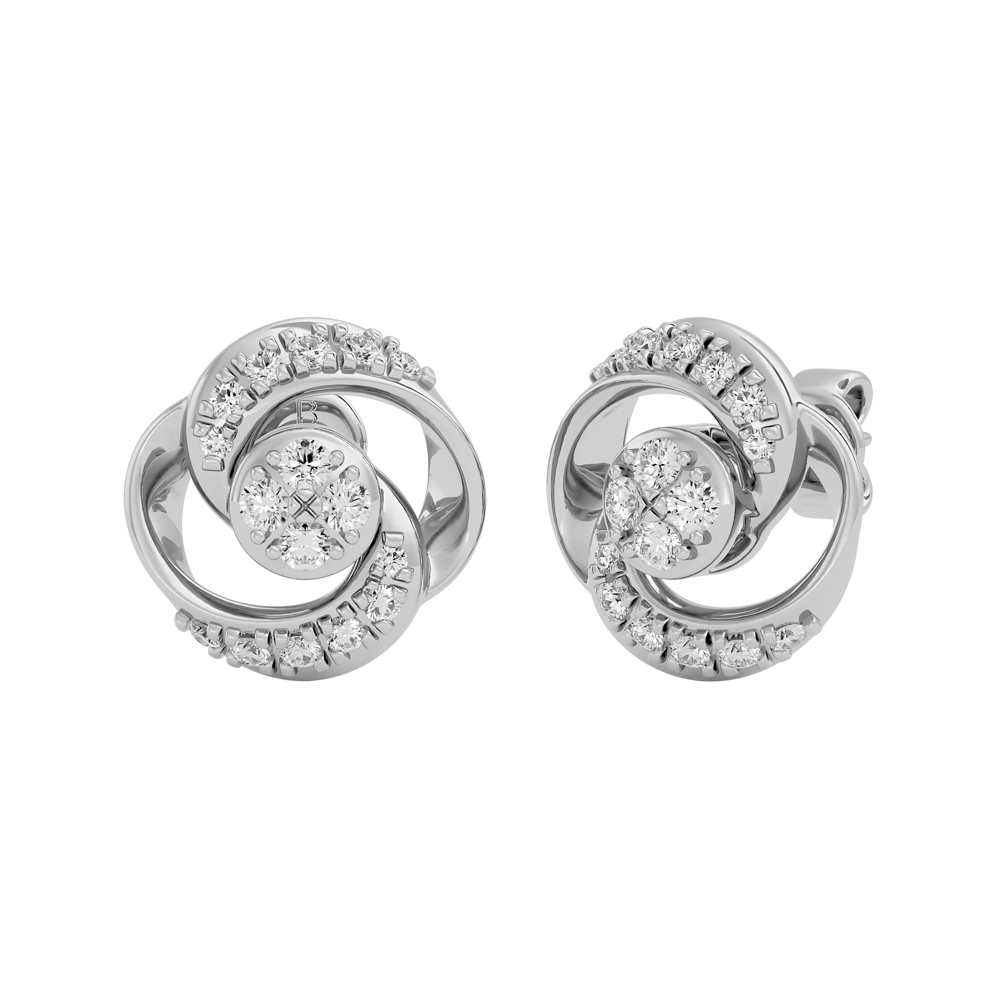 Aurora Bloom Lab Grown Diamond Earrings