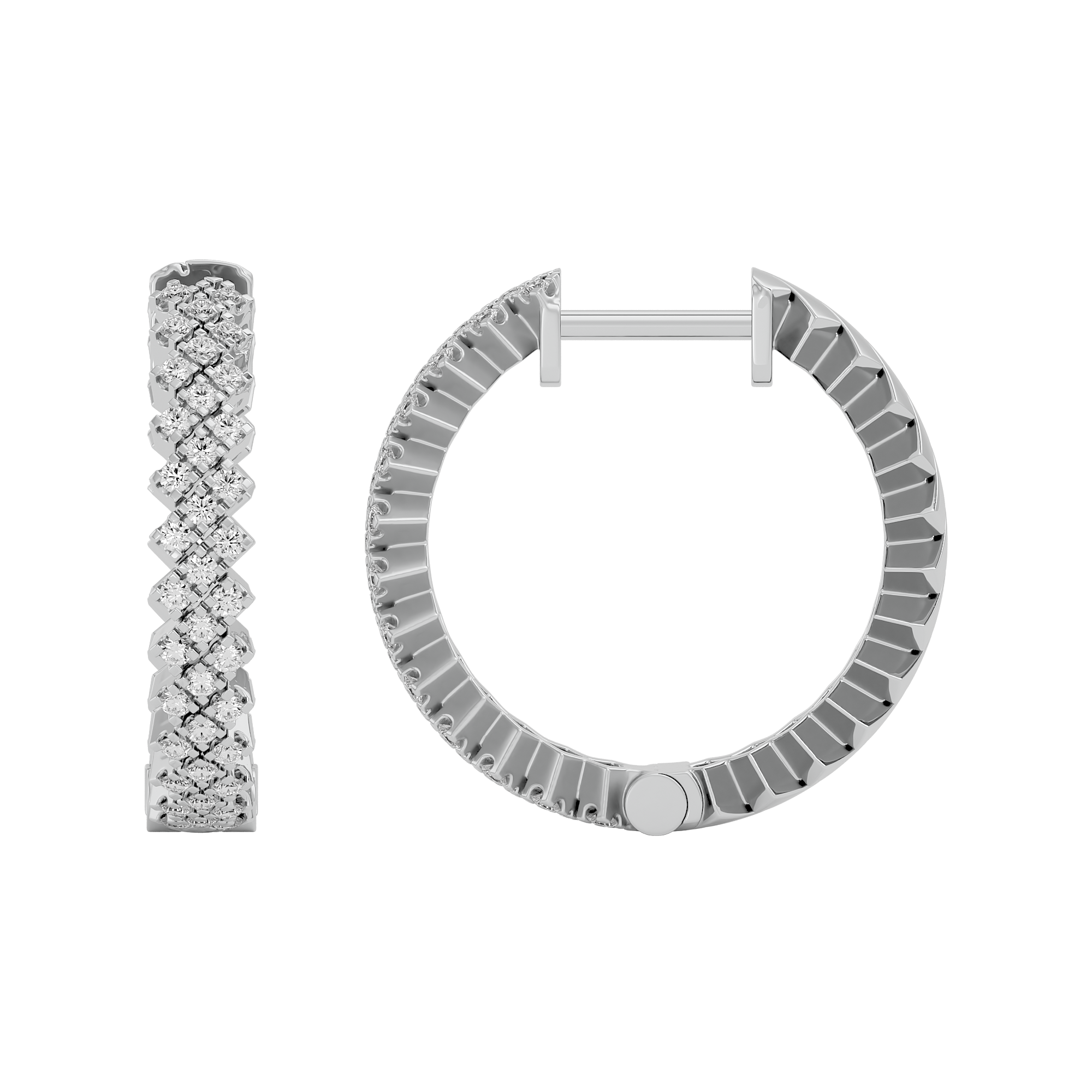 Cosmic Shimmer Lab Grown Diamond Hoops