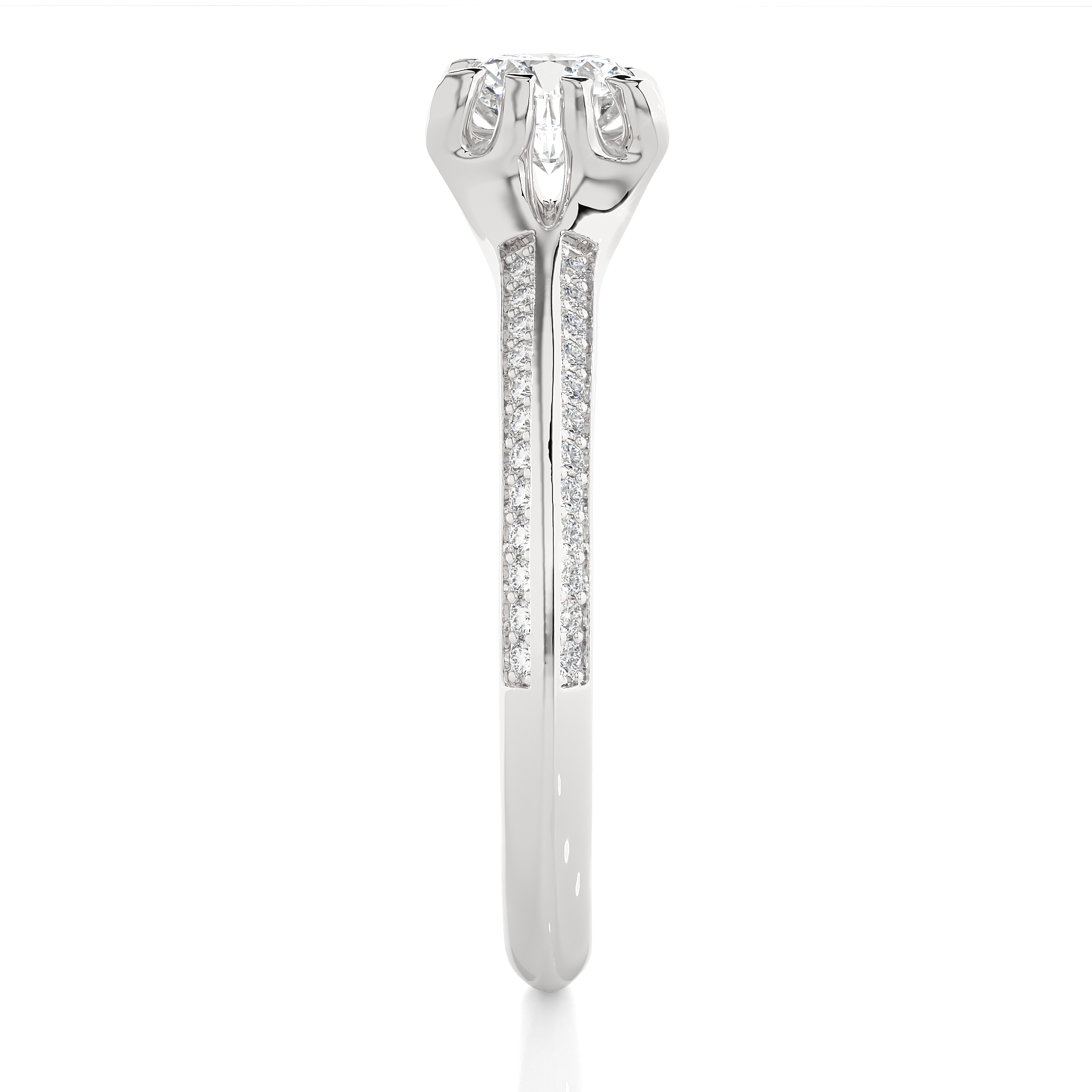 Blitzen Solitaire Lab Grown Diamond Ring