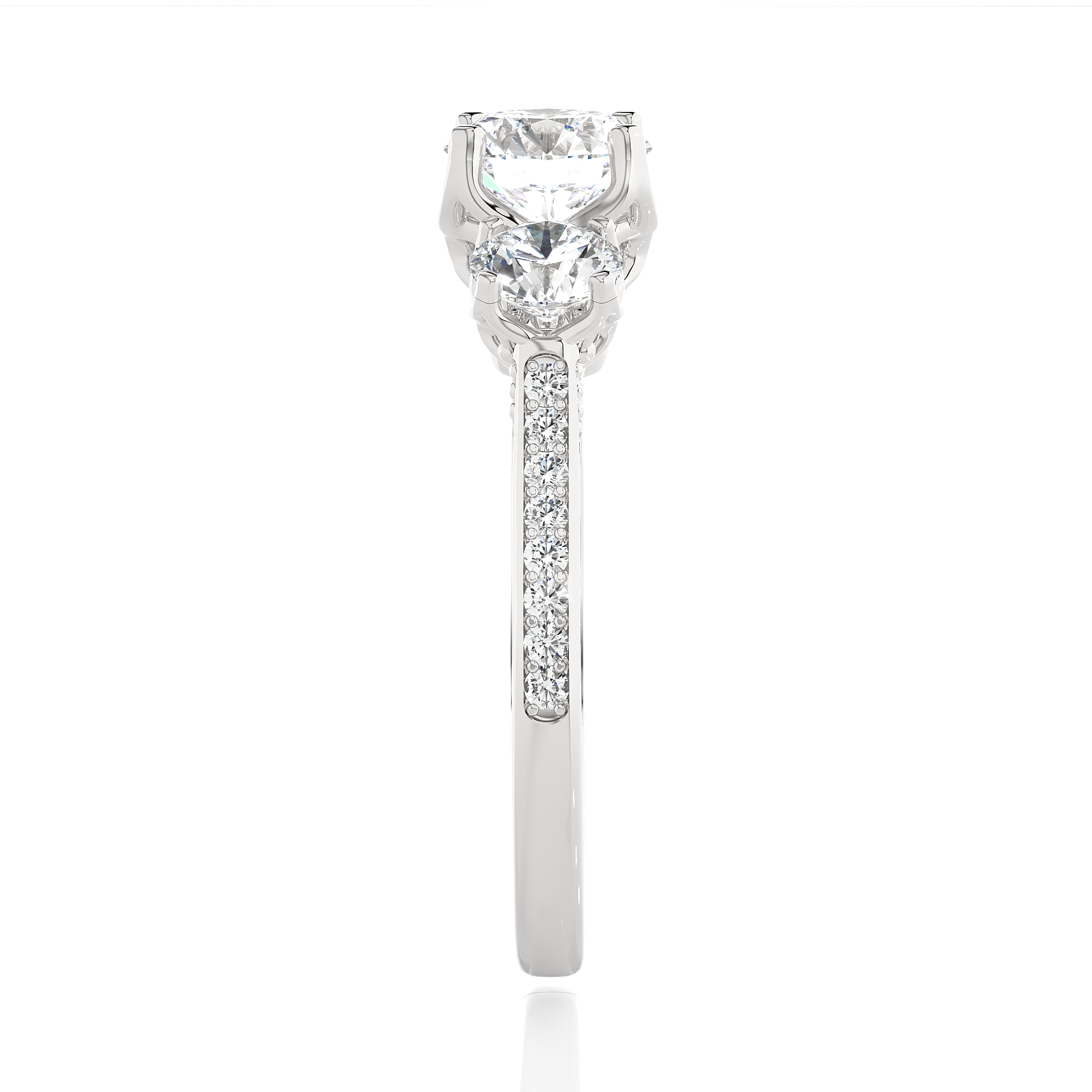 Radiant Reverie Solitaire Lab Grown Diamond Ring