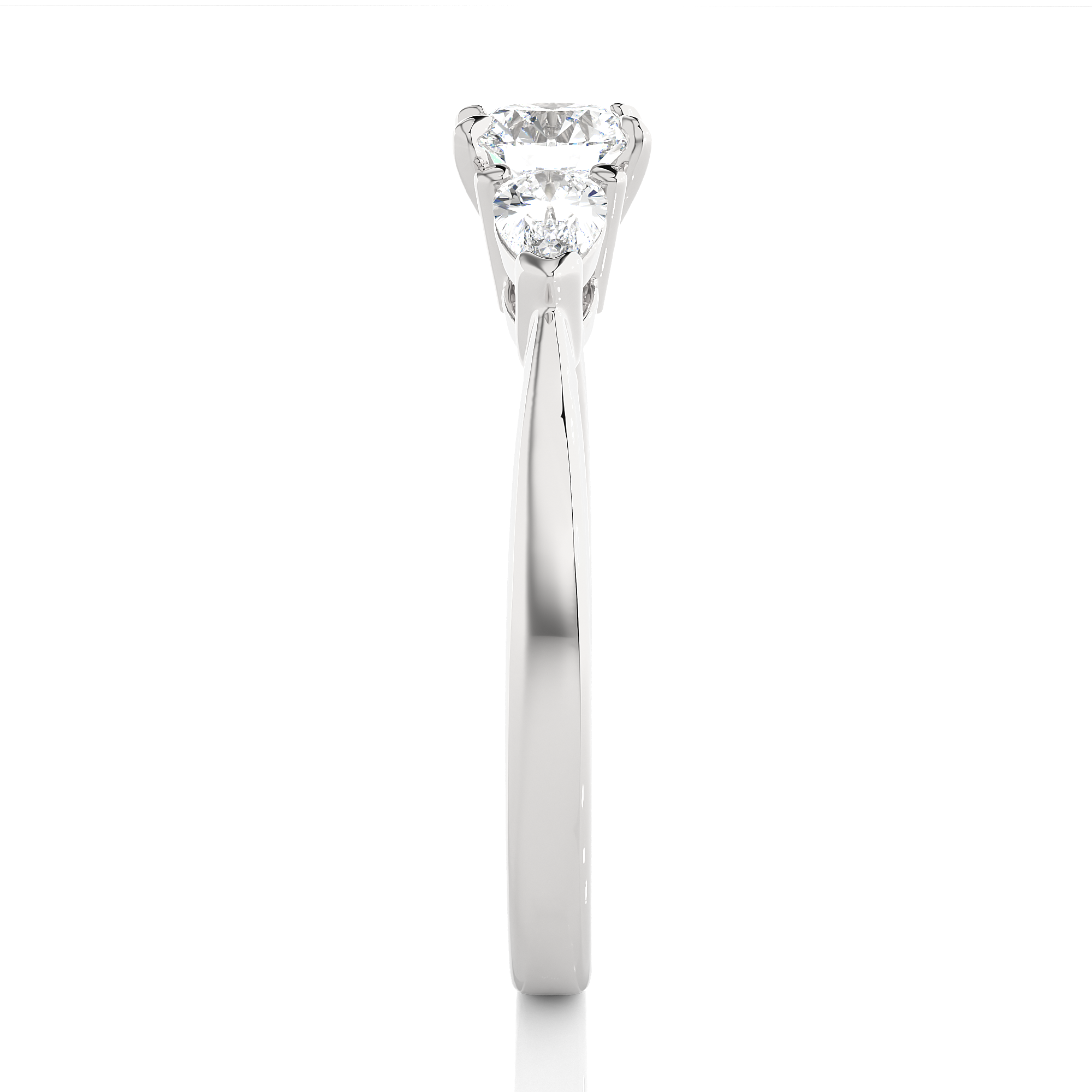 FlorIta Solitaire Lab Grown Diamond Ring