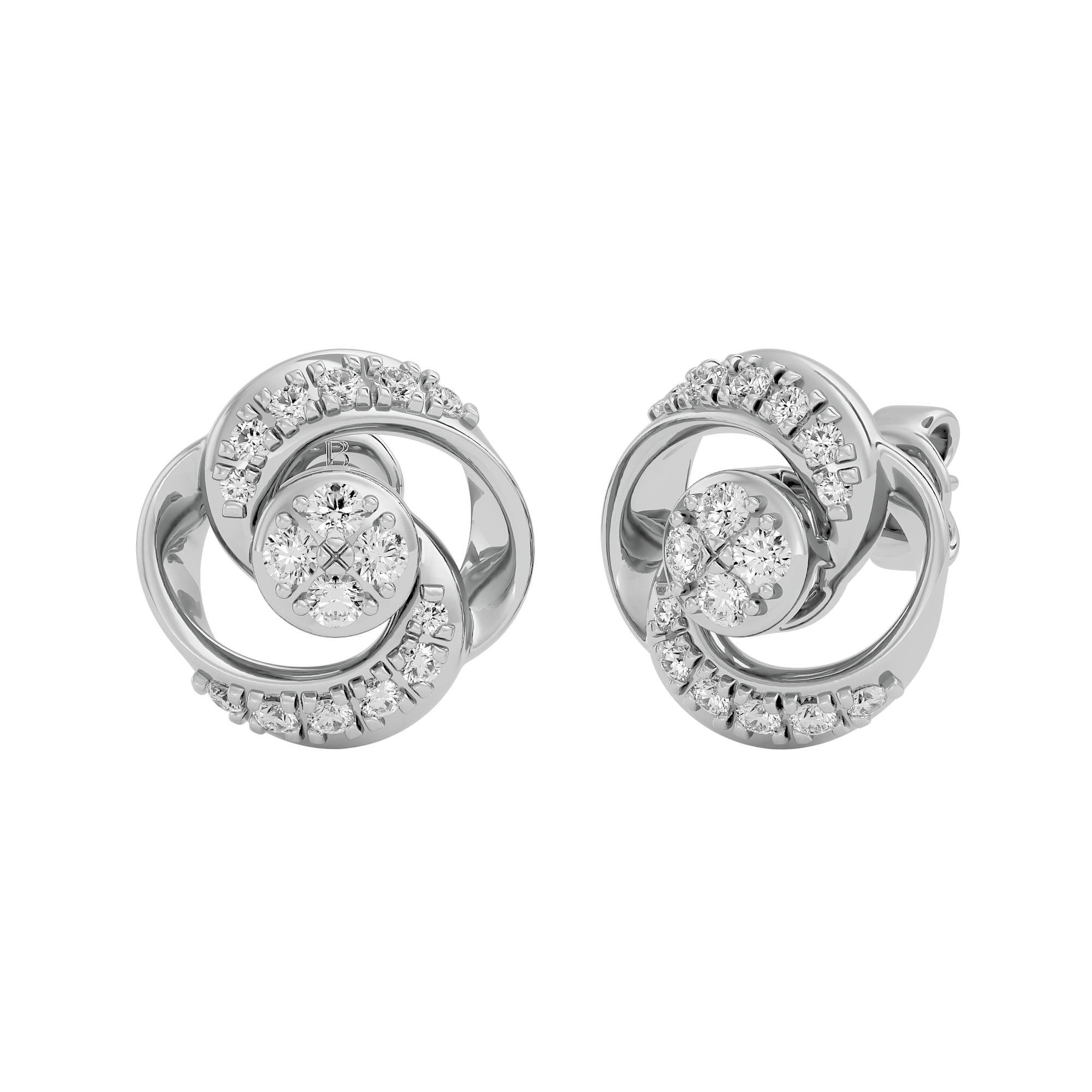 Aurora Bloom Lab Grown Diamond Earrings