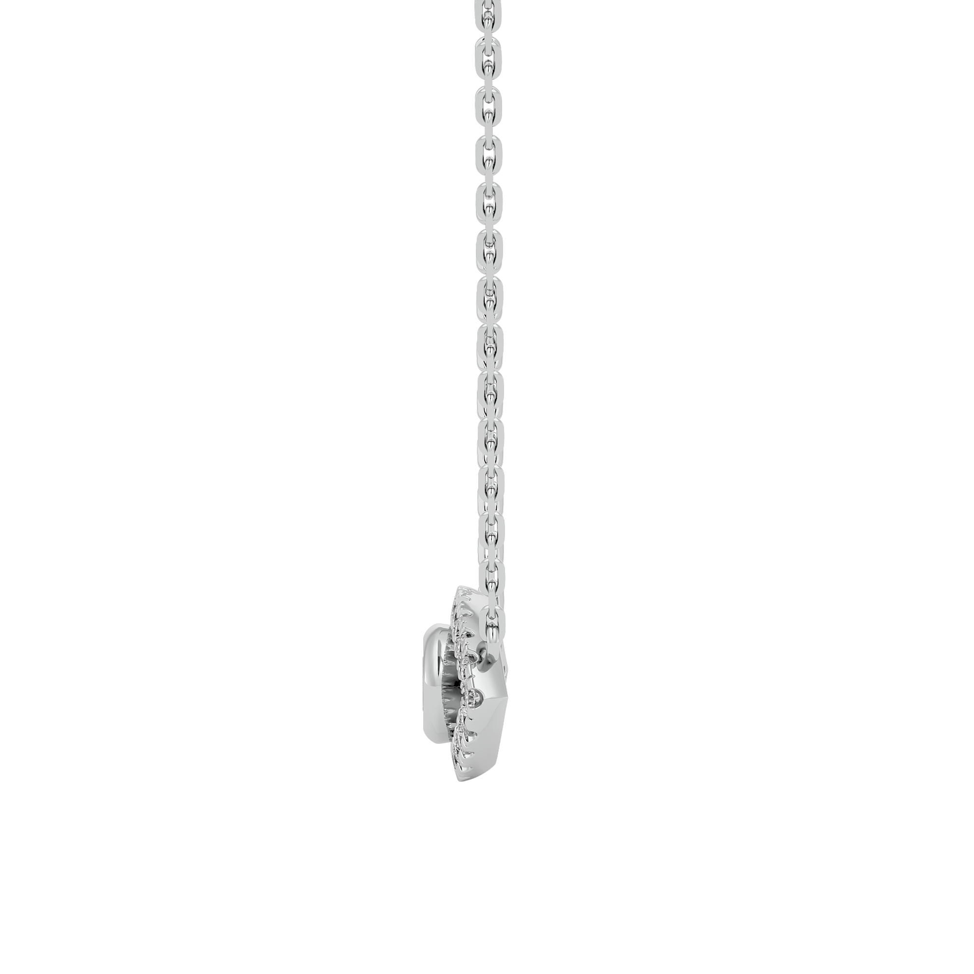 Evil Eye Solitaire Lab Grown Diamond Pendant