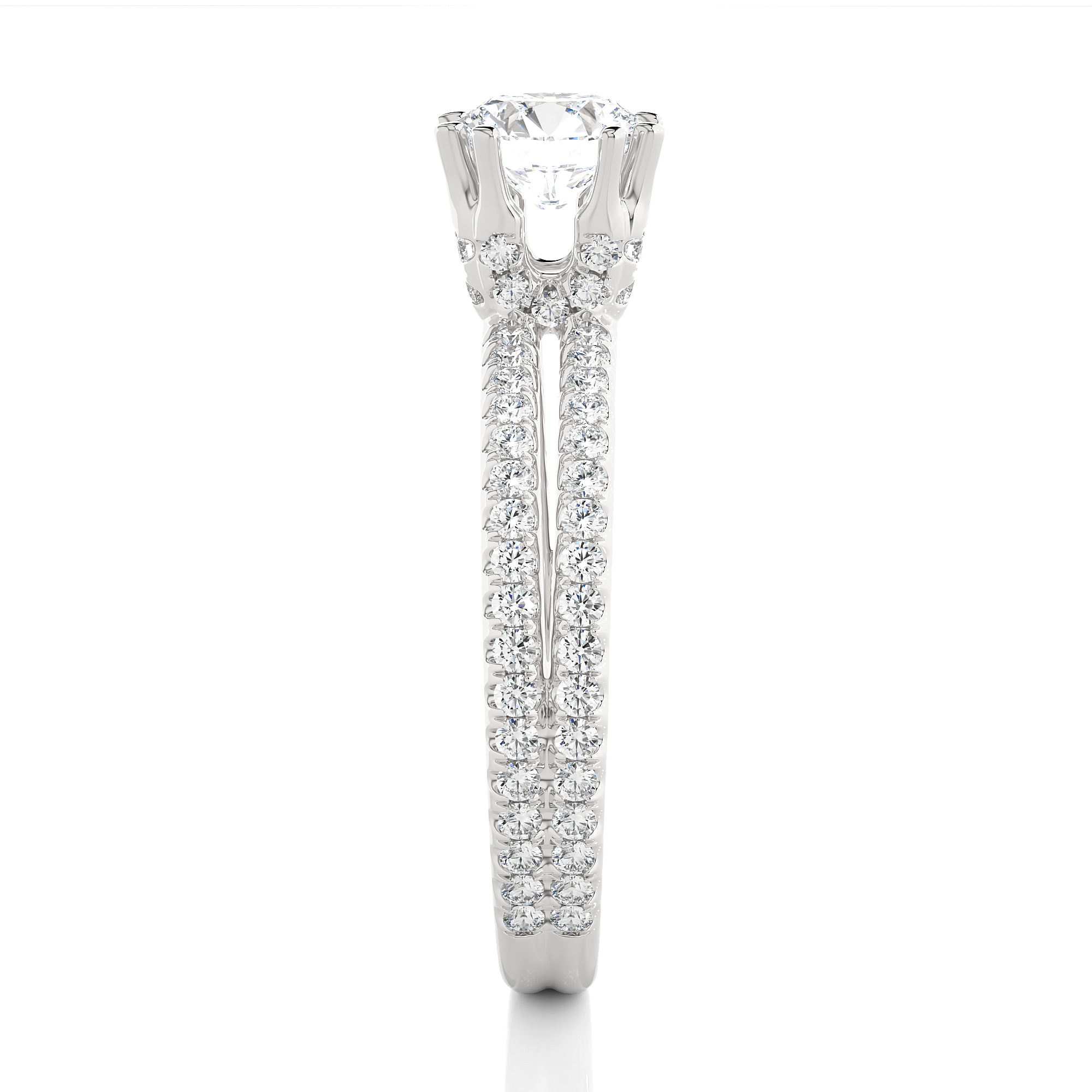 Love Song Rose Solitaire Lab Grown Diamond Ring