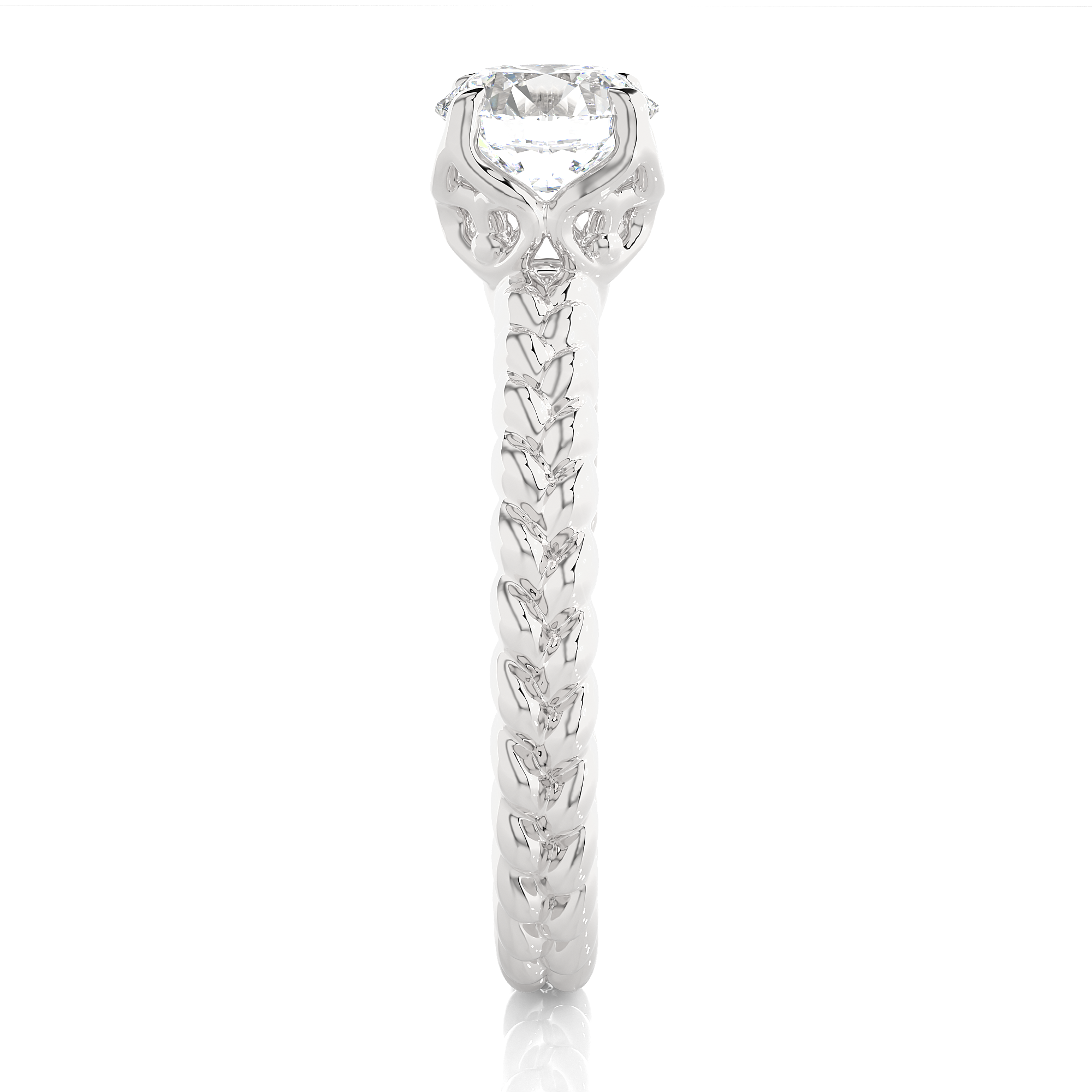 Love Me Knot Solitaire Lab Grown Diamond Ring