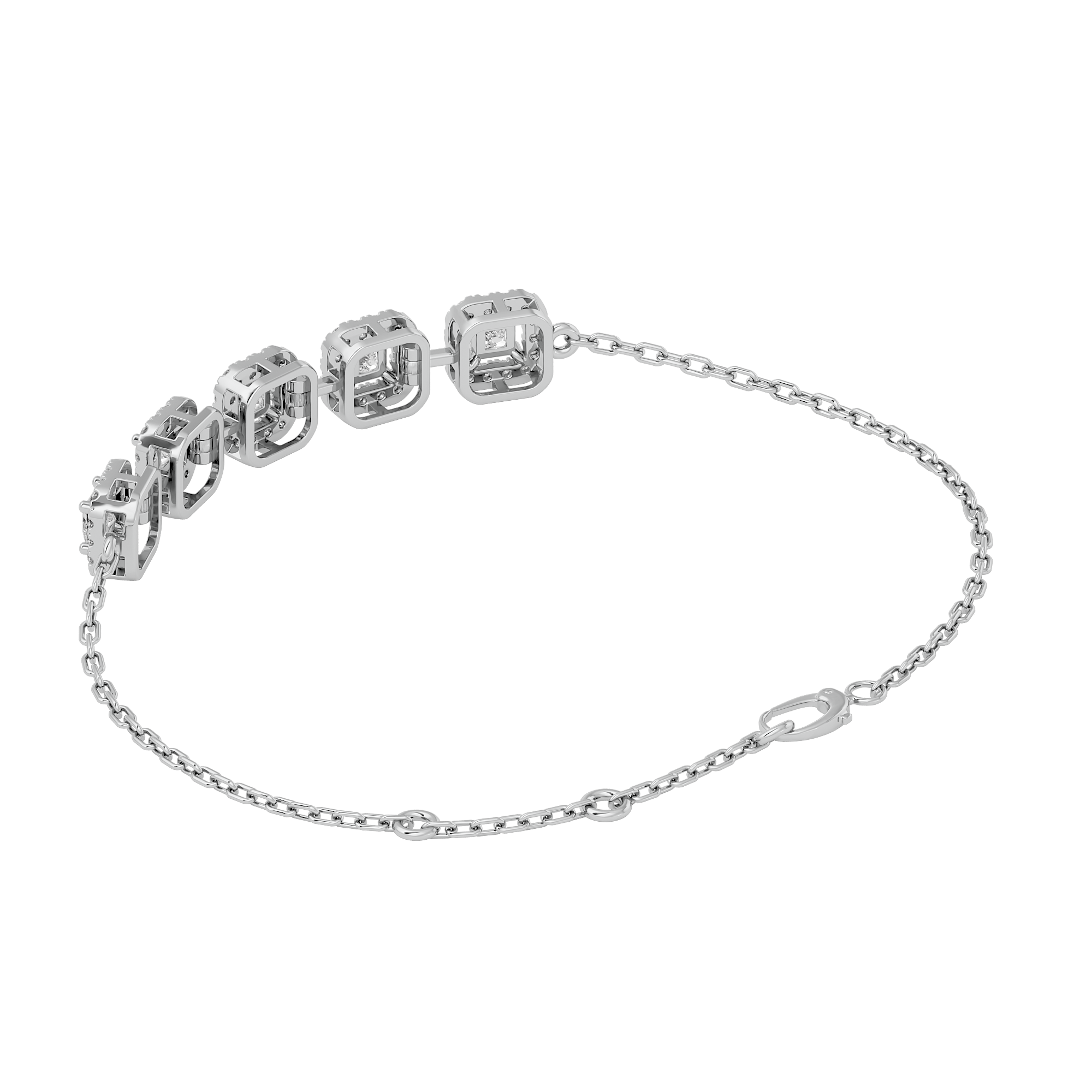 Regal Quintet Lab Grown Diamond Bracelet