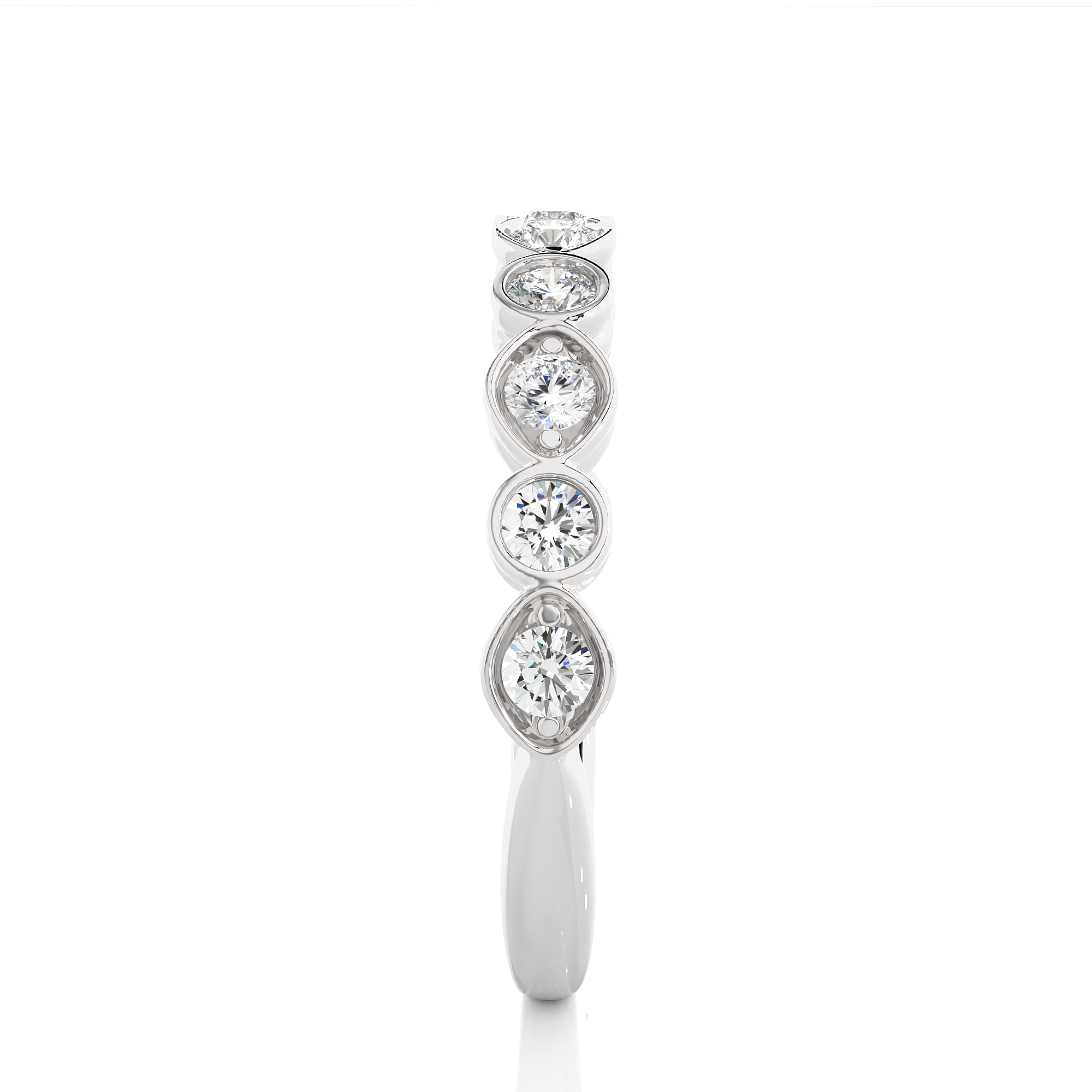 Symphony of Hearts Solitaire Lab Grown Diamond Ring