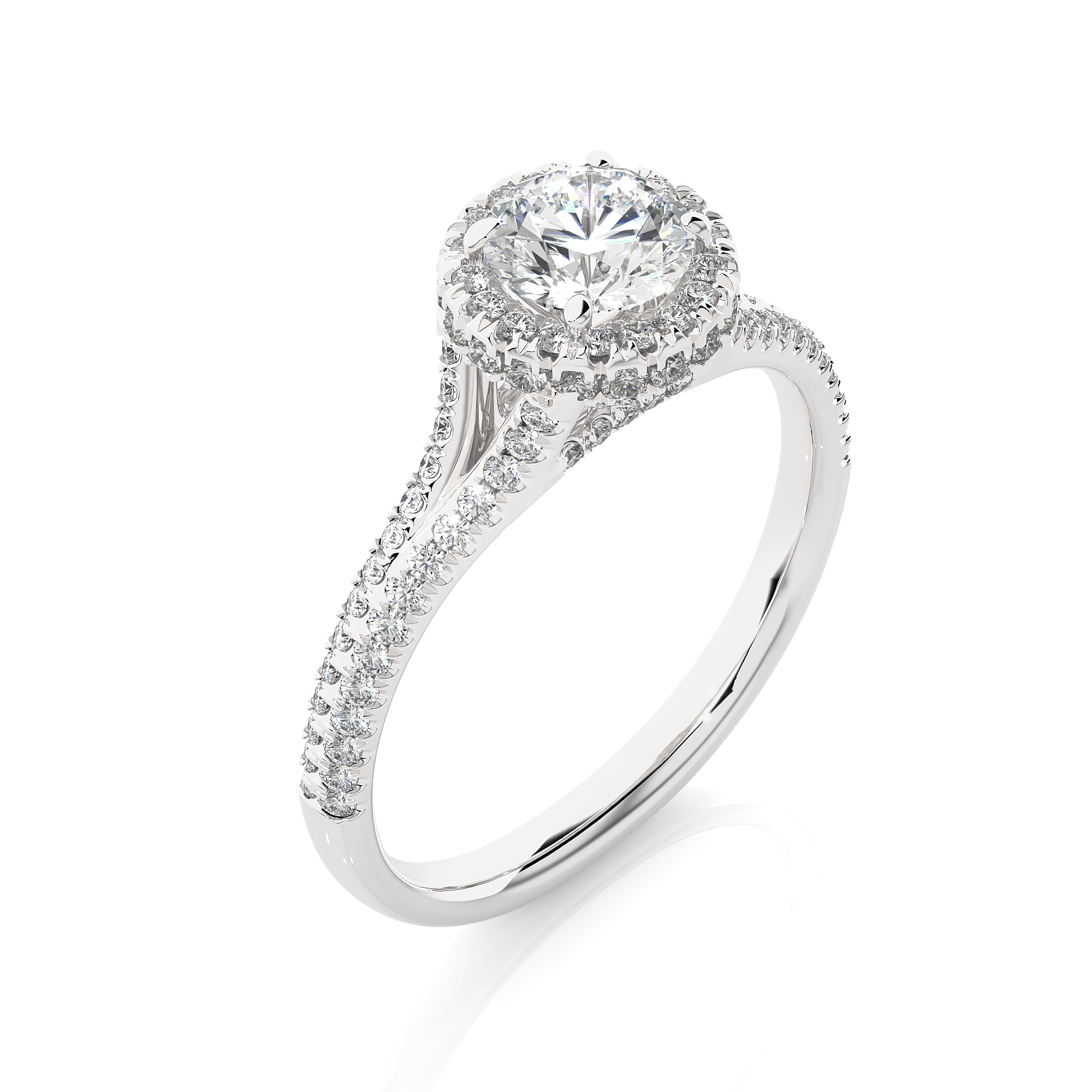 Saffira Solitaire Lab Grown Diamond Ring