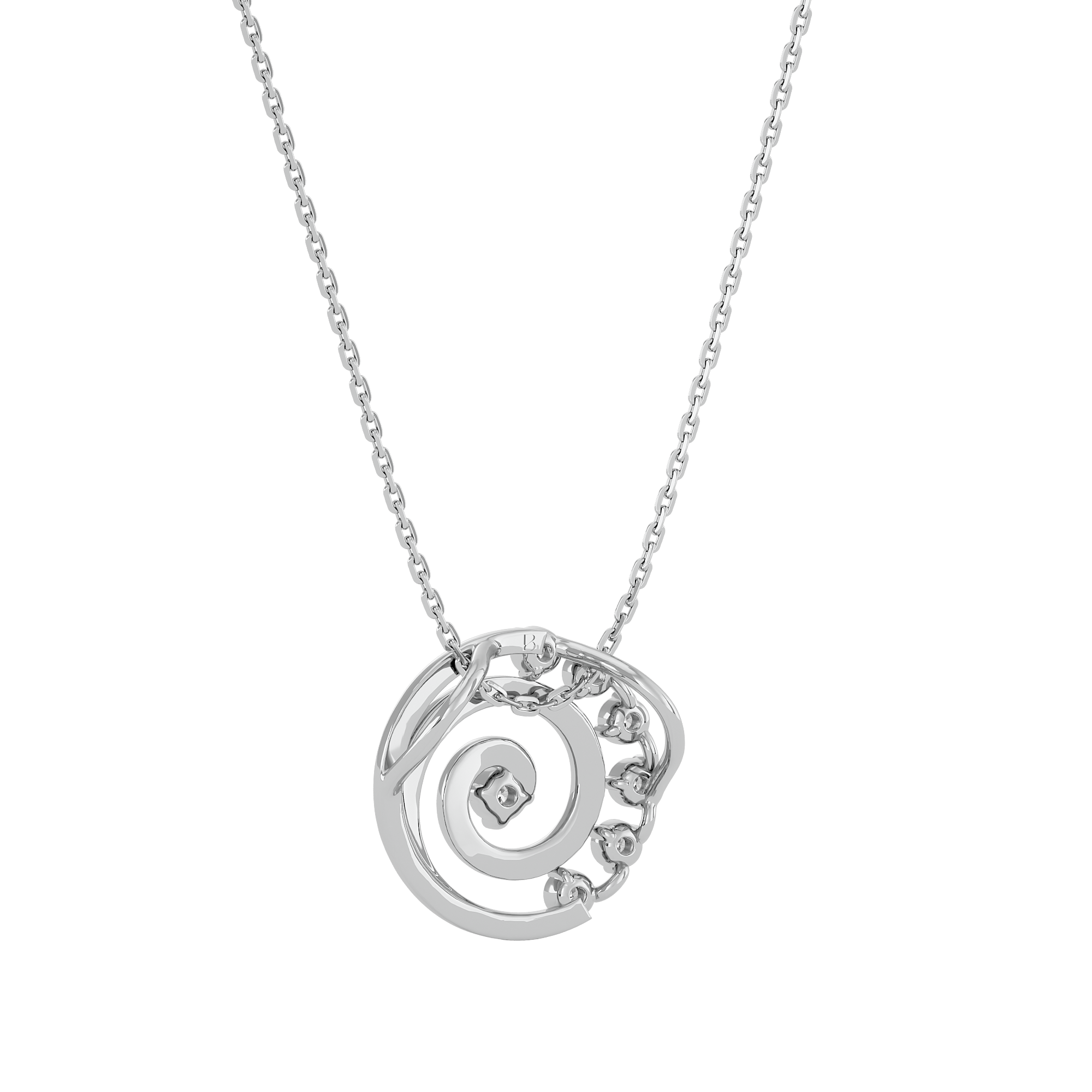 Perla Brillante Charm Lab Grown Diamond Pendant