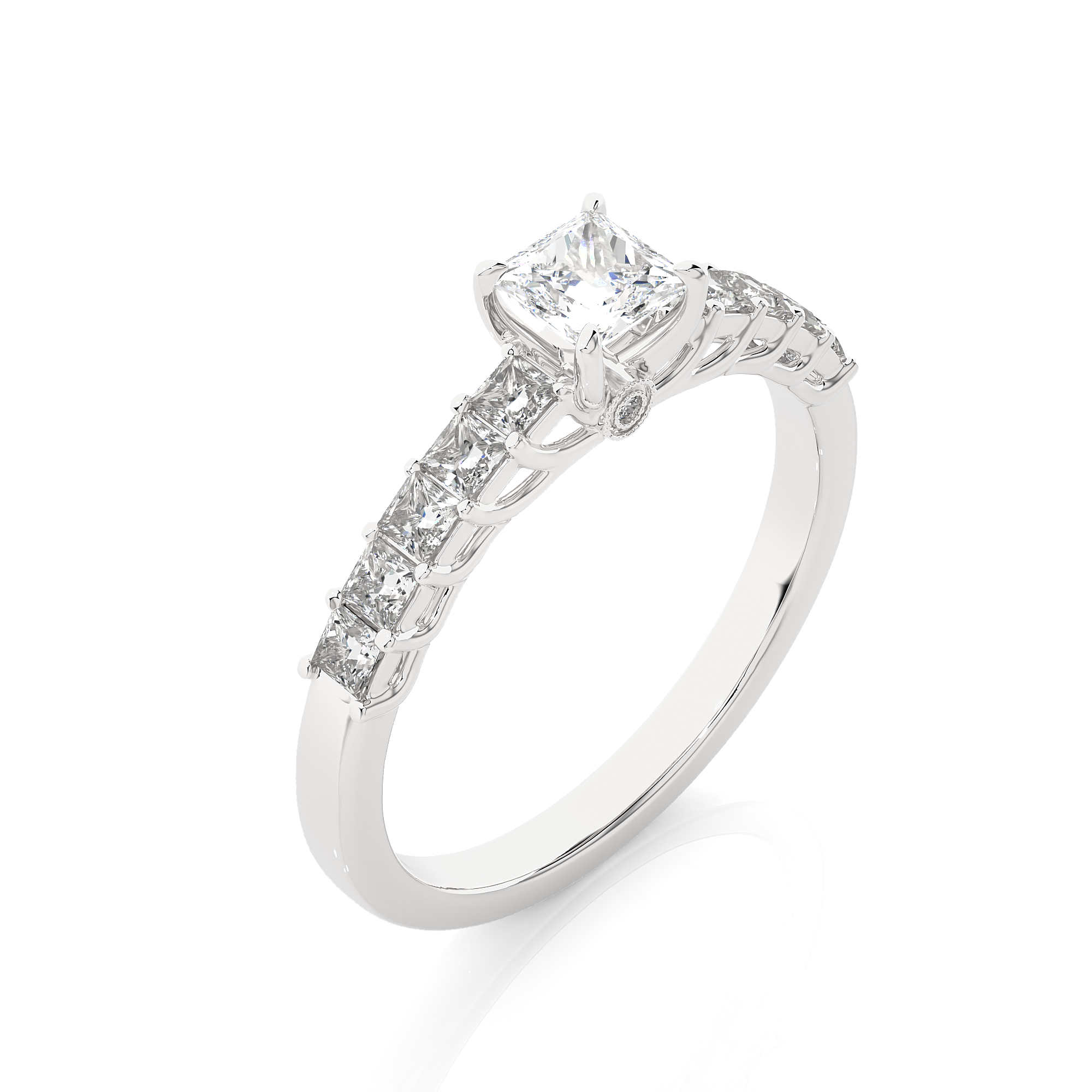 Regio Solitaire Lab Grown Diamond Ring