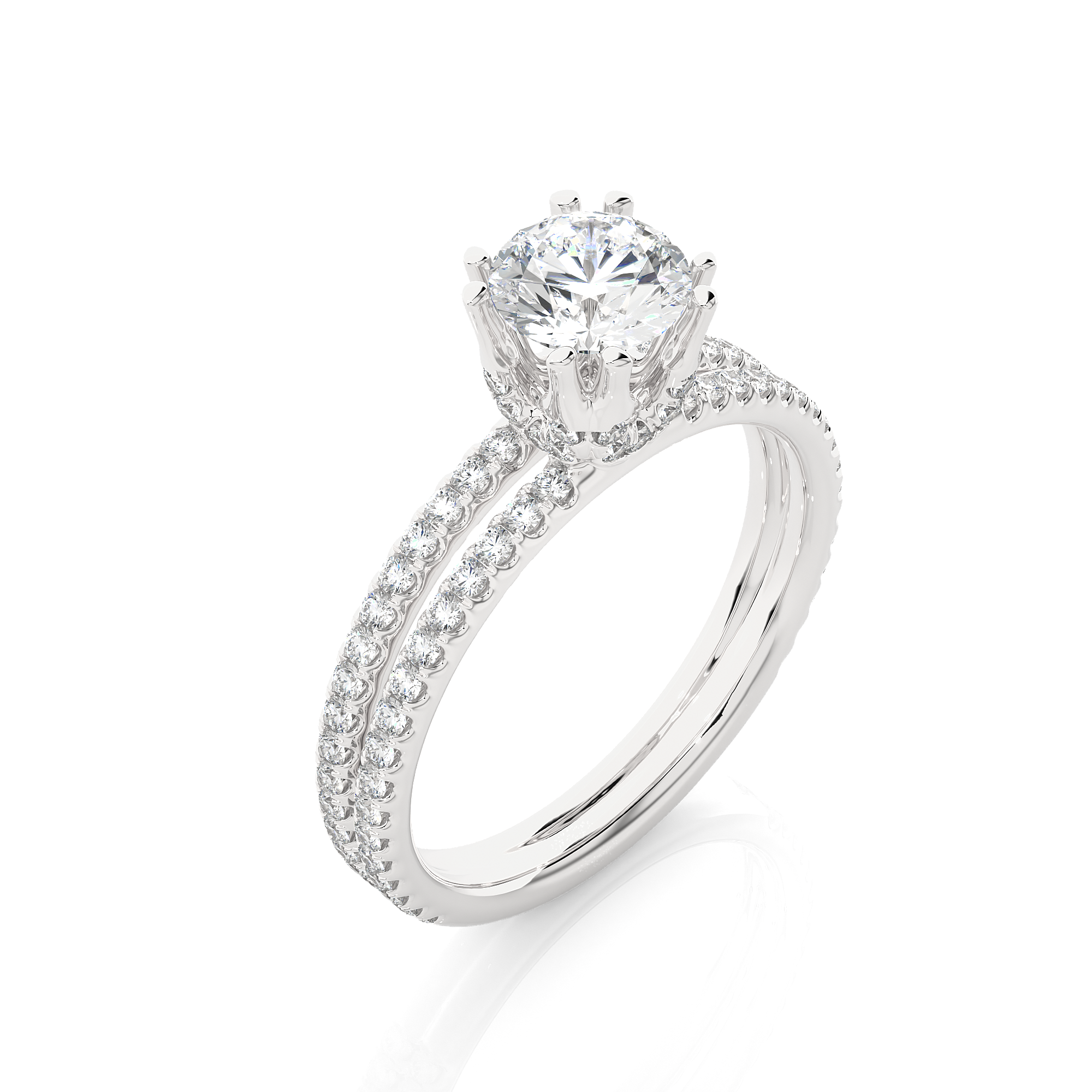 Love Song Rose Solitaire Lab Grown Diamond Ring