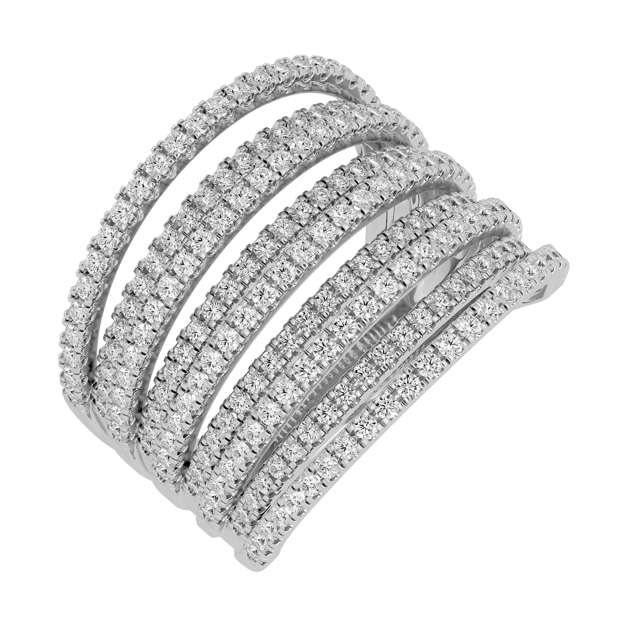 White Gold 1.47 Ct Wedding Diamond Ring - Blu Diamonds