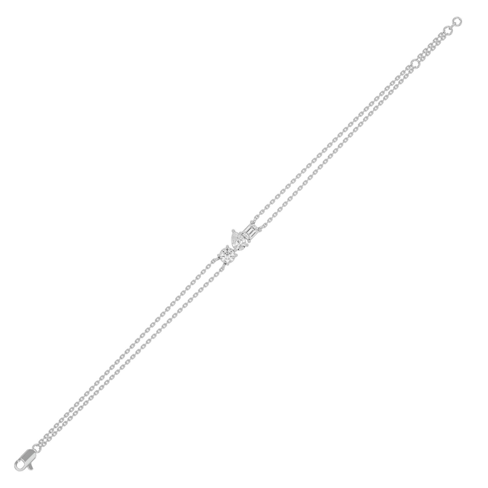 Starlit Brilliance Lab Grown Diamond Bracelet