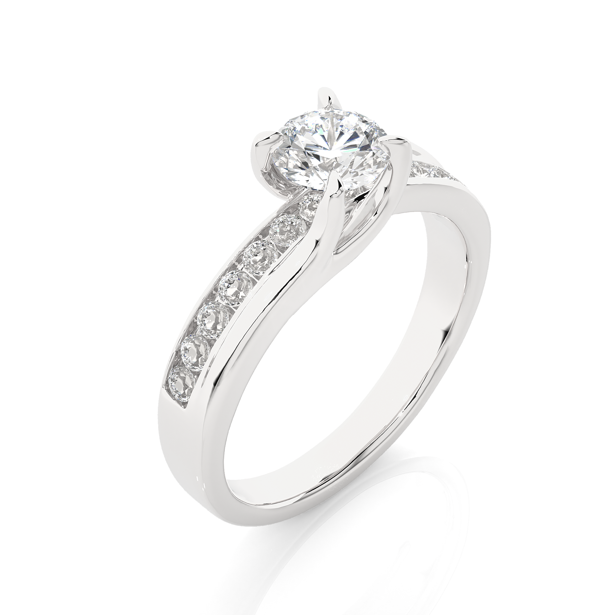 Iris Solitaire Lab Grown Diamond Ring