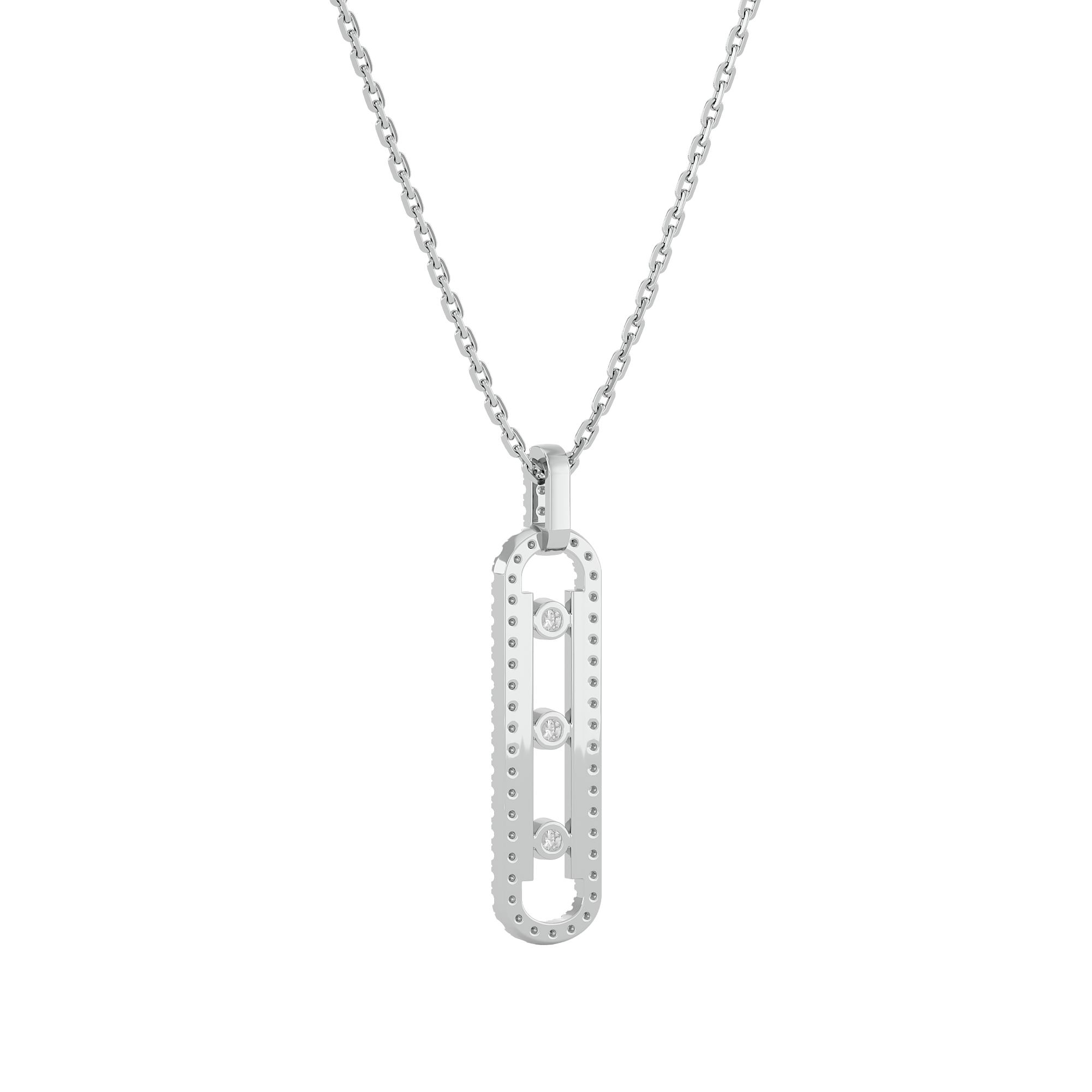 Opulent Elegance Lab Grown Diamond Pendant