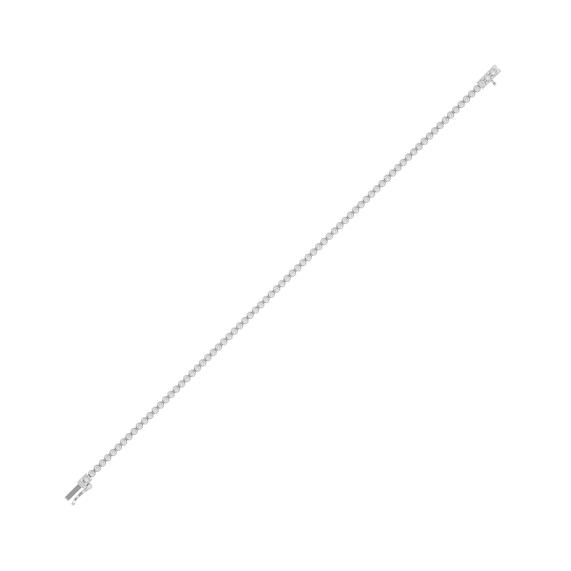 Celestial Harmony Tennis Lab Grown Diamond Bracelet