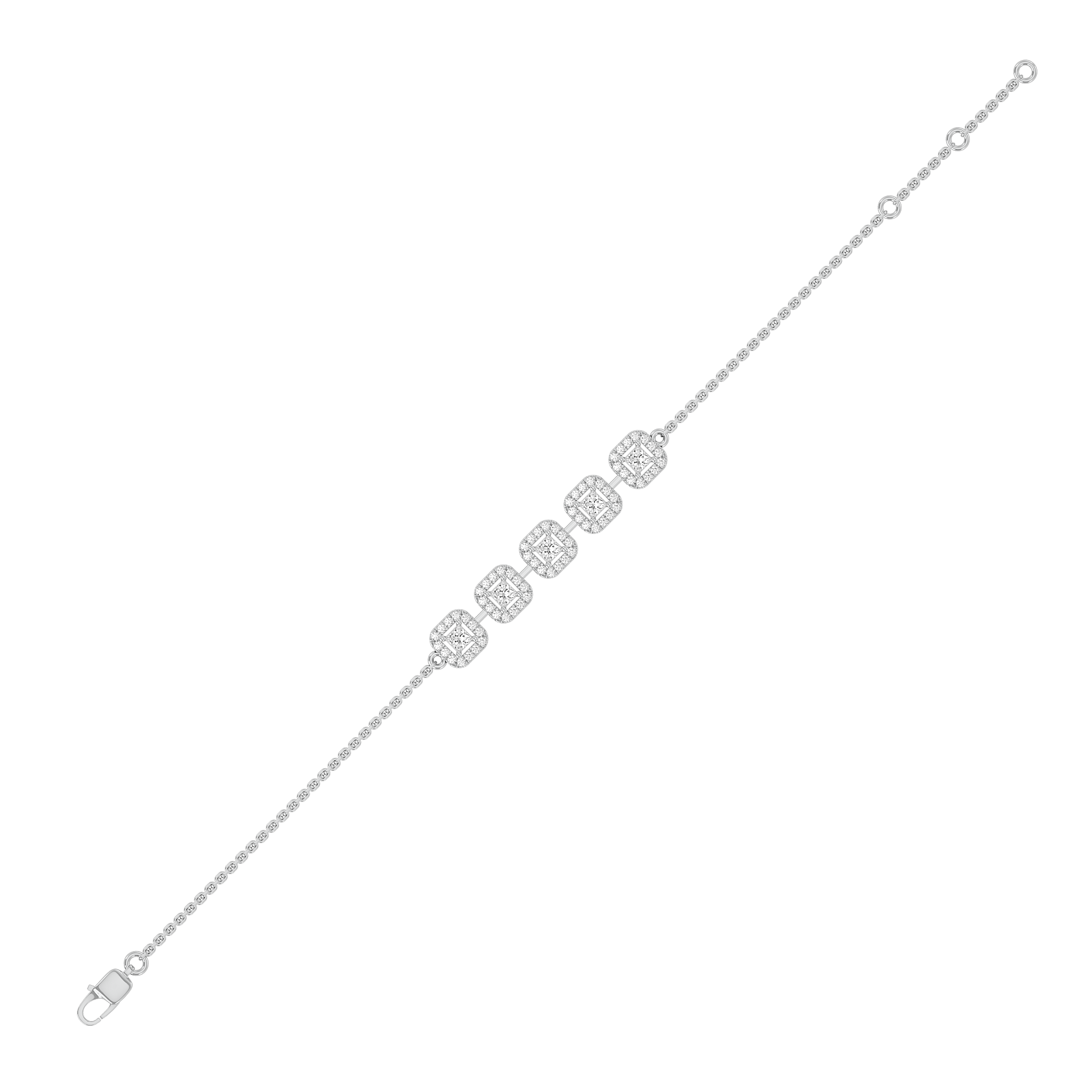 Regal Quintet Lab Grown Diamond Bracelet