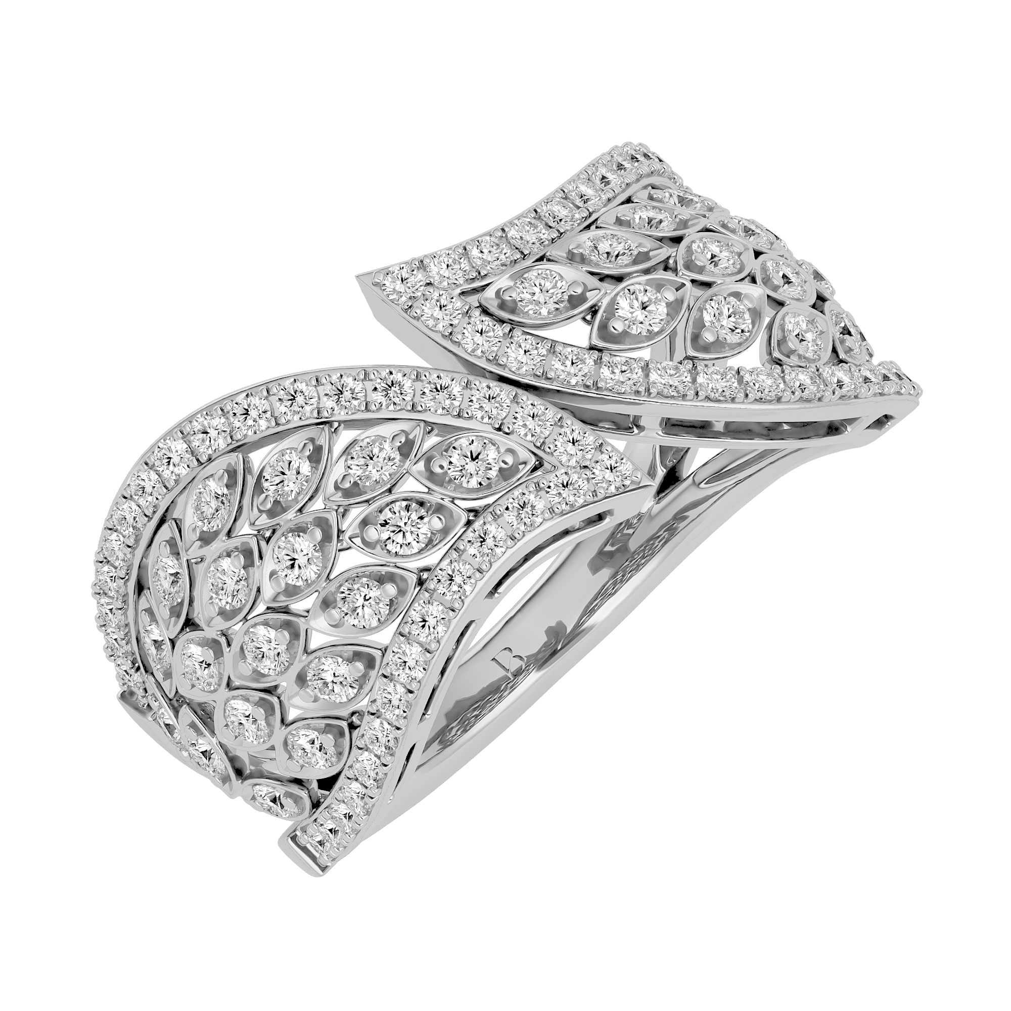 White Gold 0.95 Carat Diamond Ring - Blu Diamonds