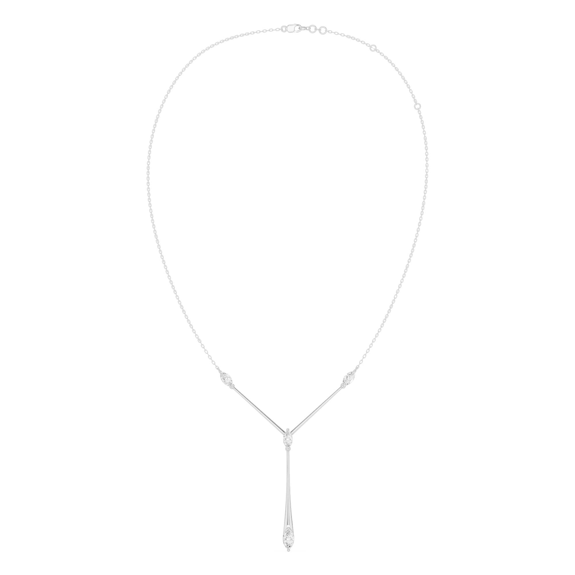 The Zyraelle Marquise Diamond Pendant