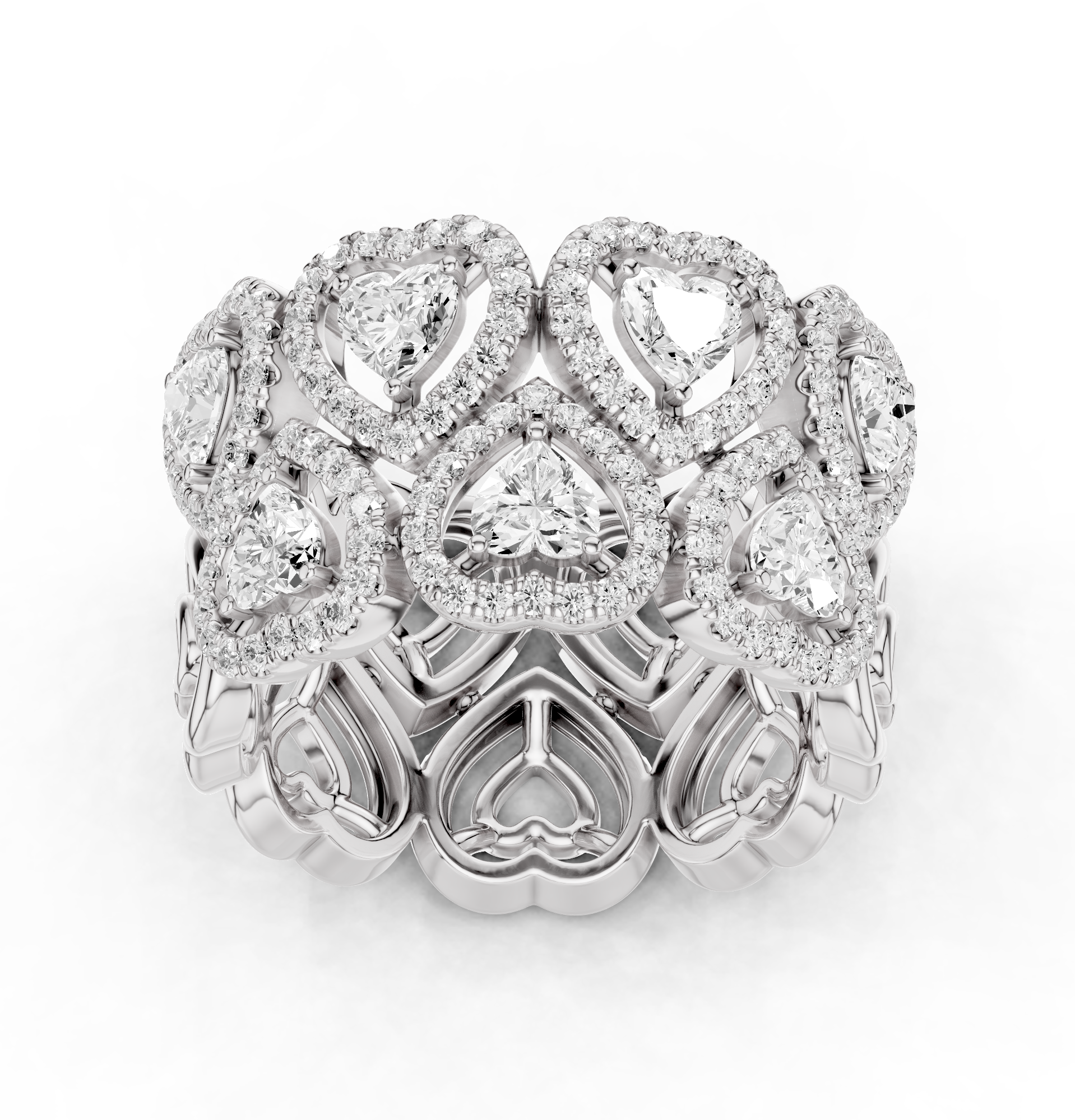 The Amelisse Heart Diamond Ring