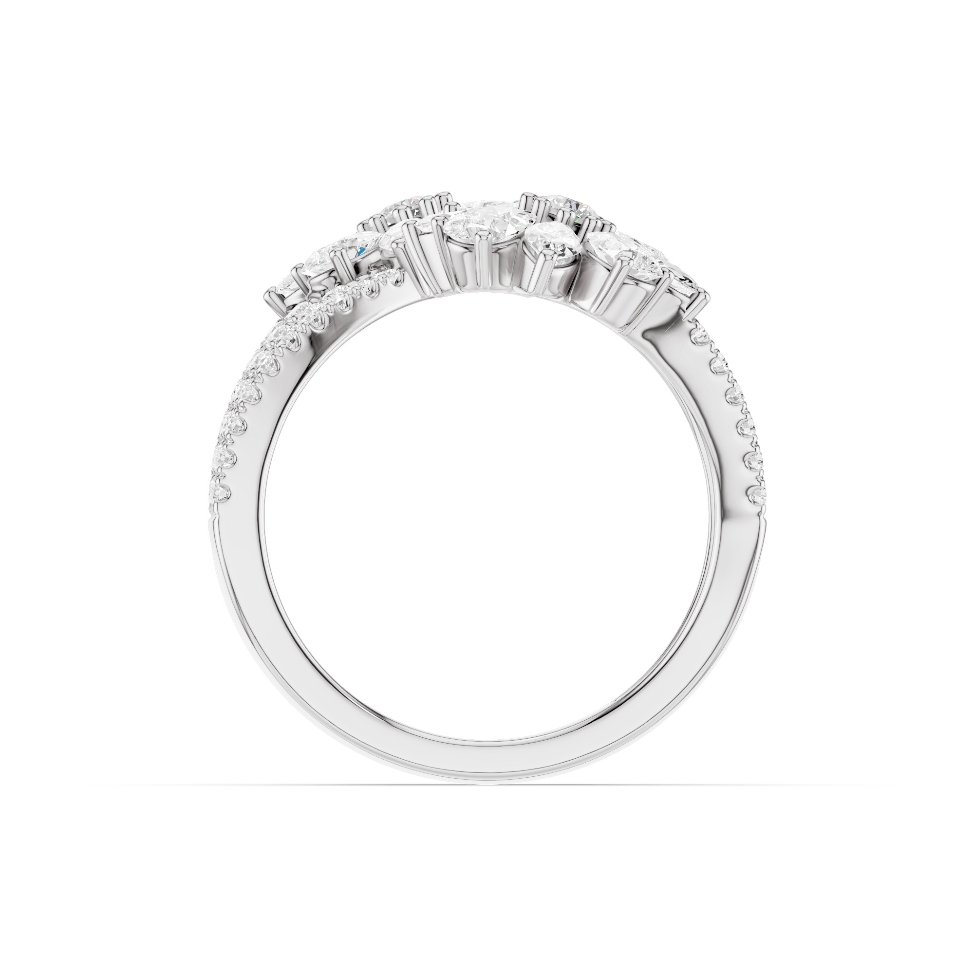 The Aurevine Mosaic Diamond Ring