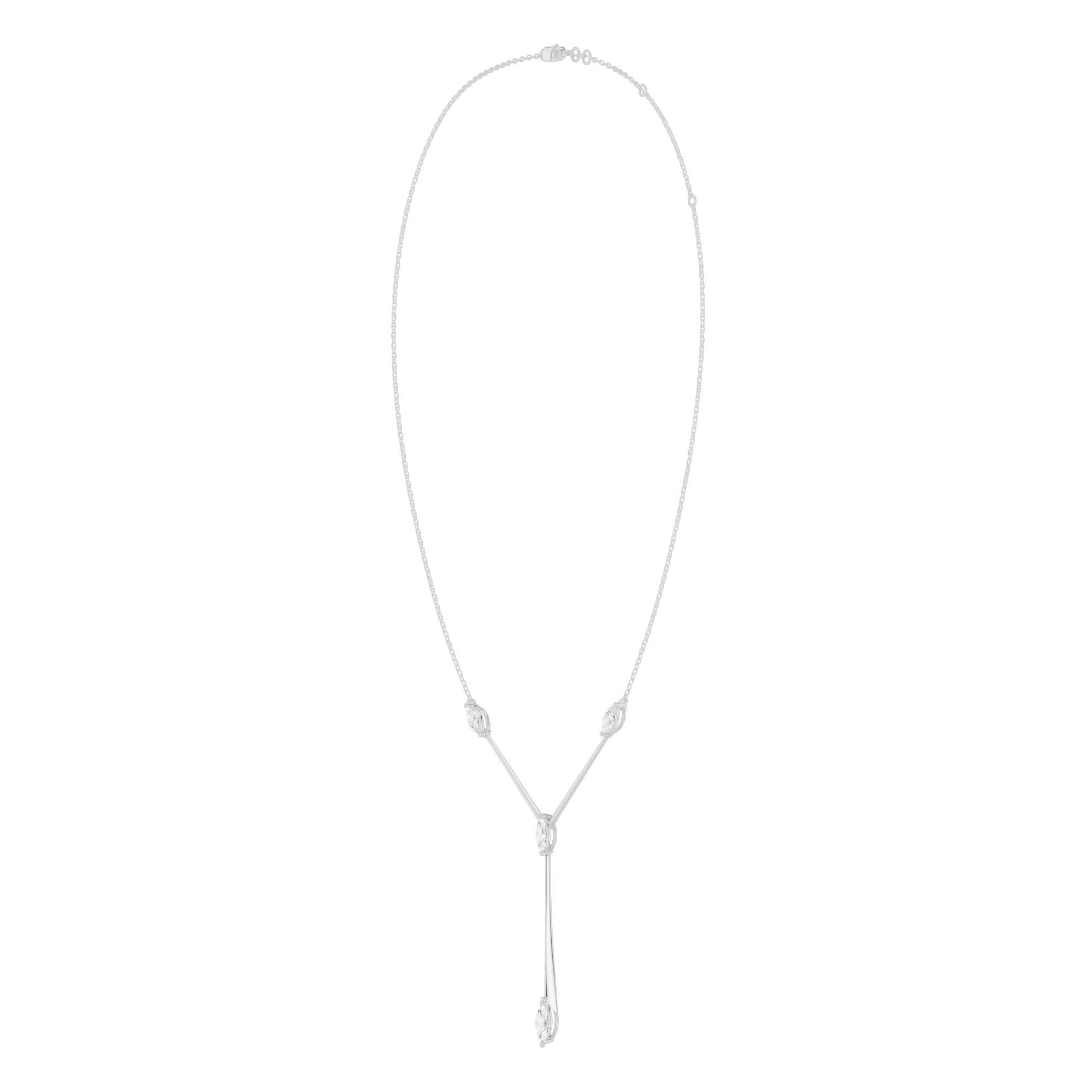 The Zyraelle Marquise Diamond Pendant