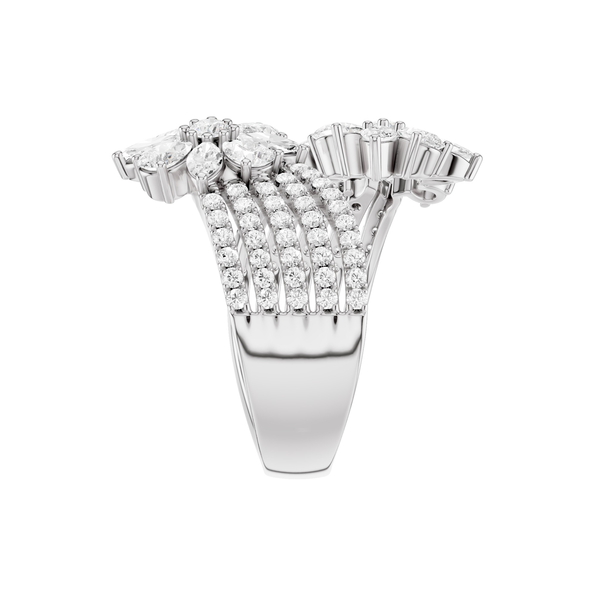 The Aurevine Mosaic Diamond Ring